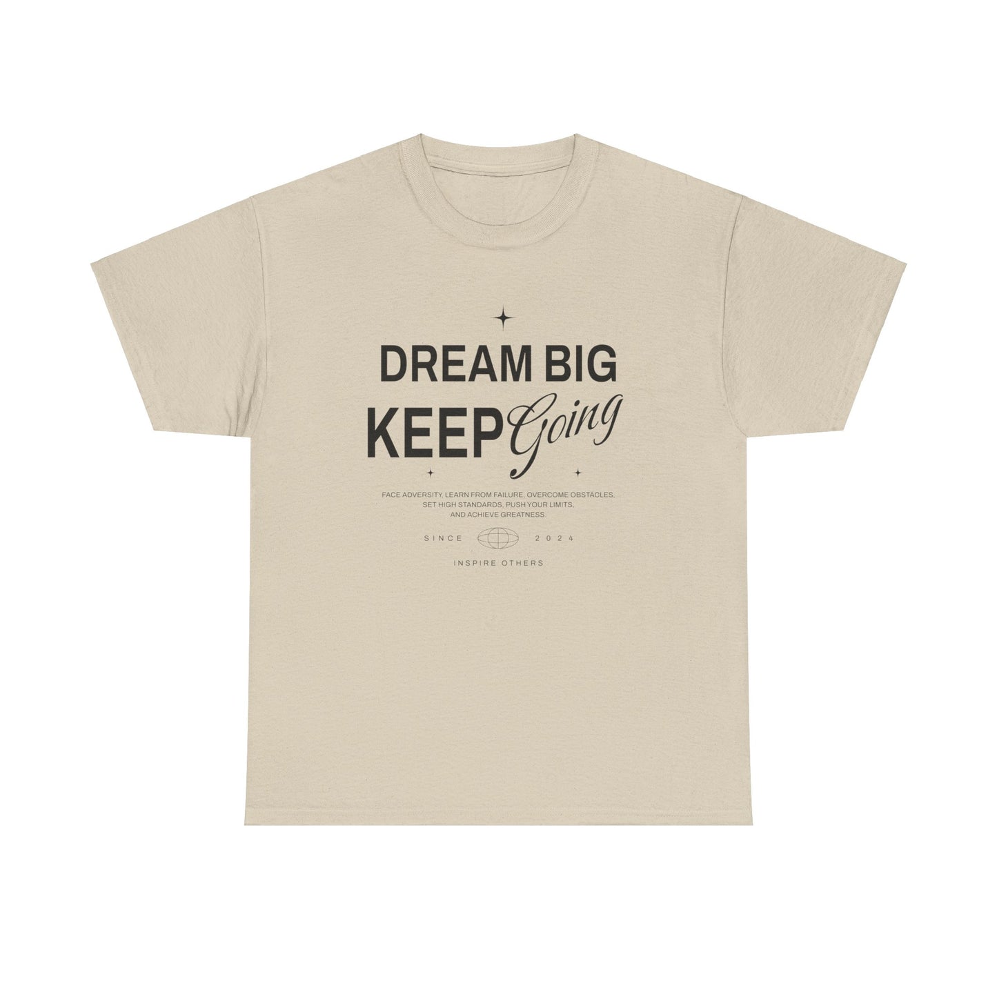 Dream Big lighter color shirts Unisex Heavy Cotton Tee