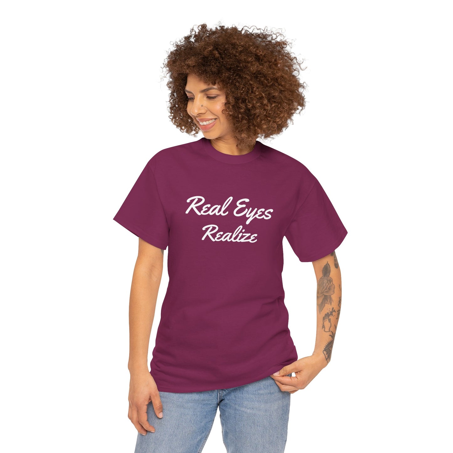 Real Eyes Realize Motivational Tee – Dripp’N Gear