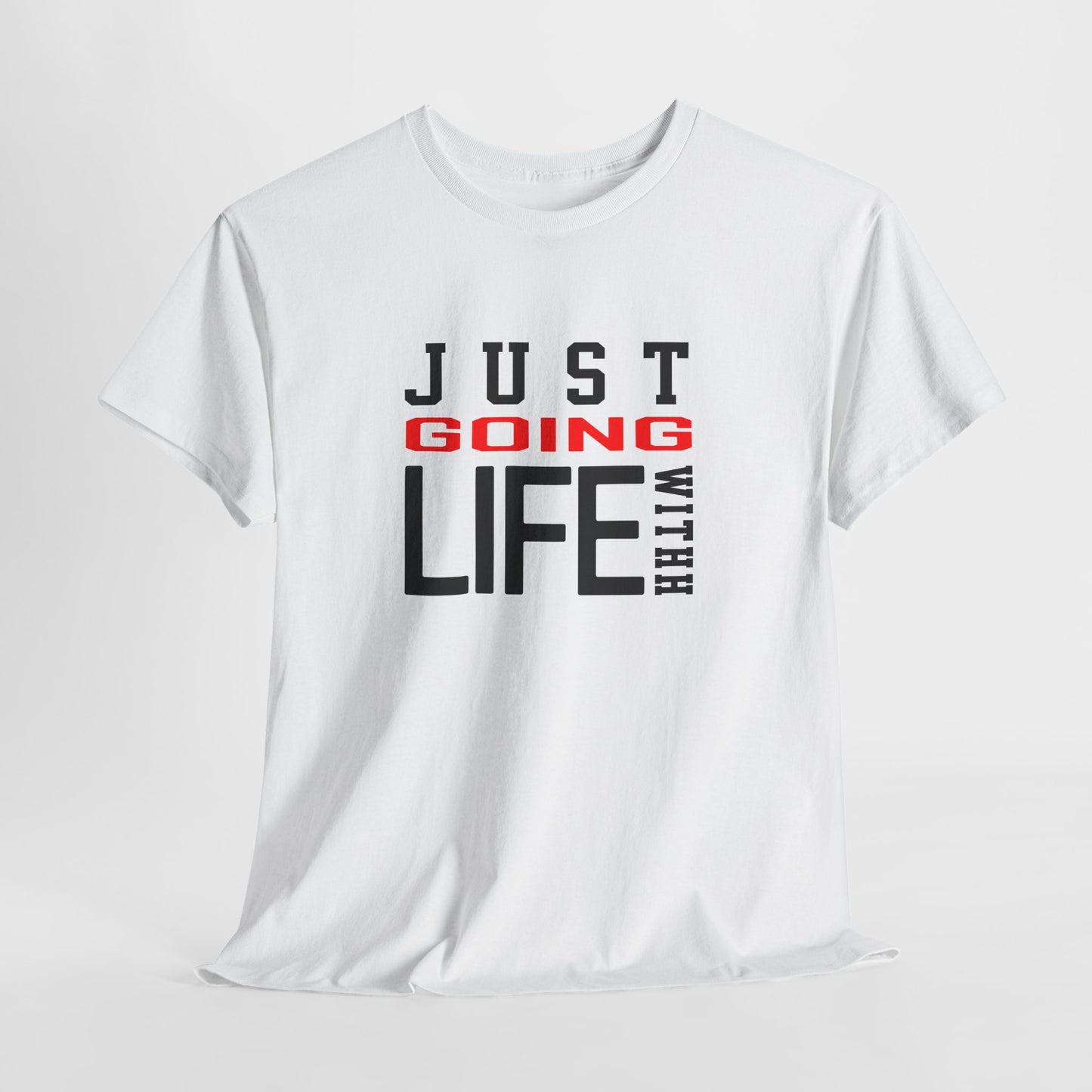 Just Going With Life Premium Aesthetic Minimalist Tee