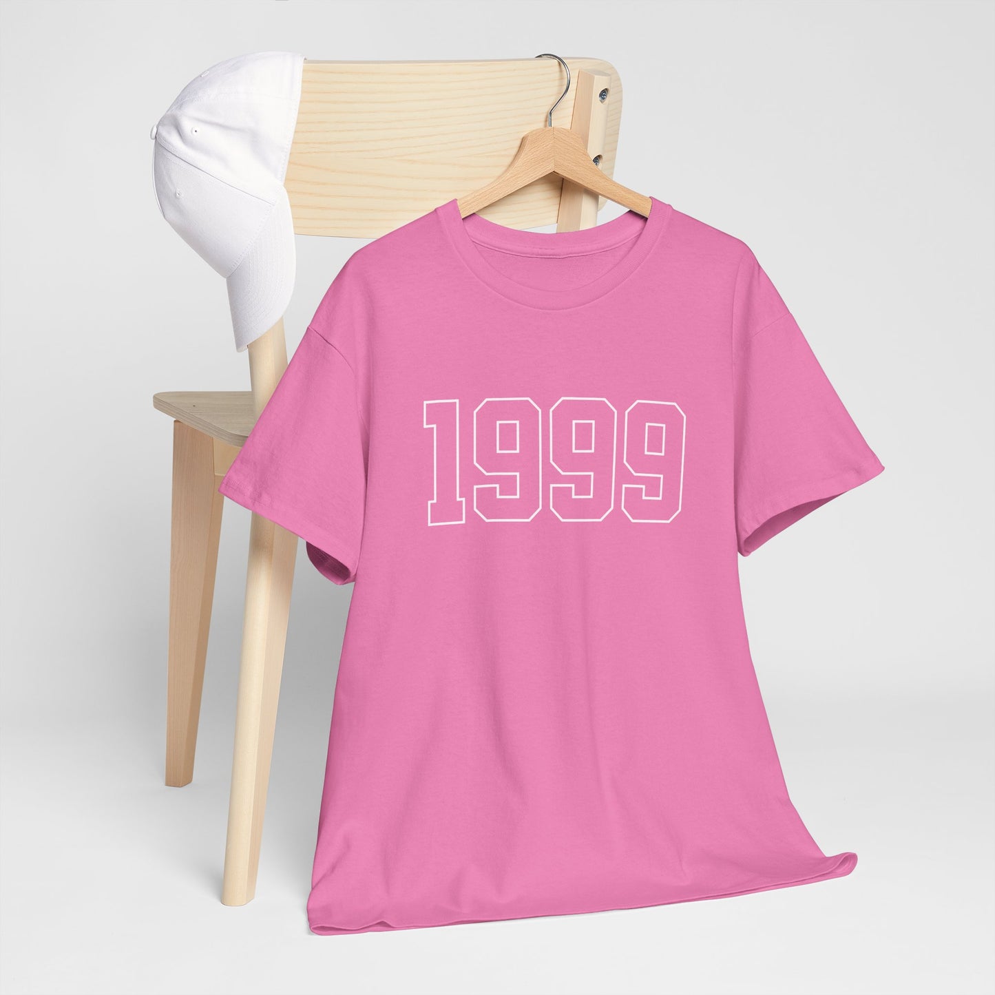 1999 Unisex Tee - Retro Vintage Style Heavy Cotton T-Shirt