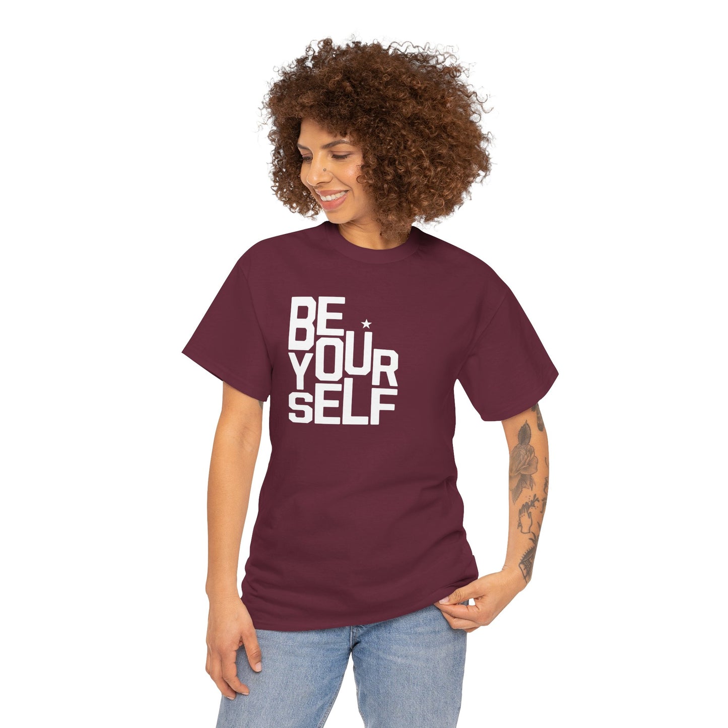 Be Yourself Unisex Heavy Cotton Premium Inspirational Tee