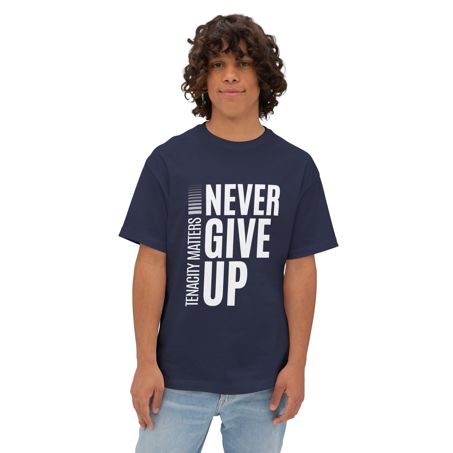 Relentless Spirit: Never Give Up (Tenacity Matters) Premium Boxy Tee