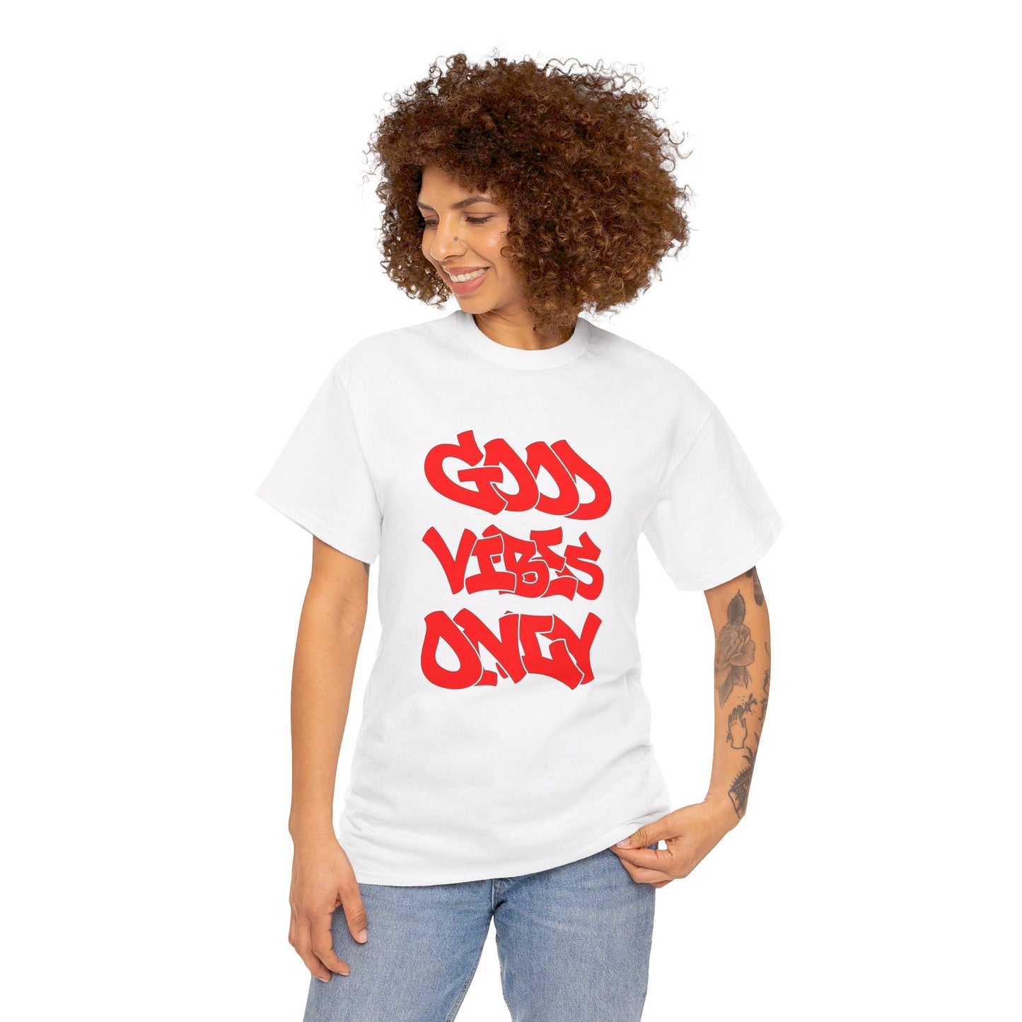 Good Vibes Only Unisex Heavy Cotton Tee