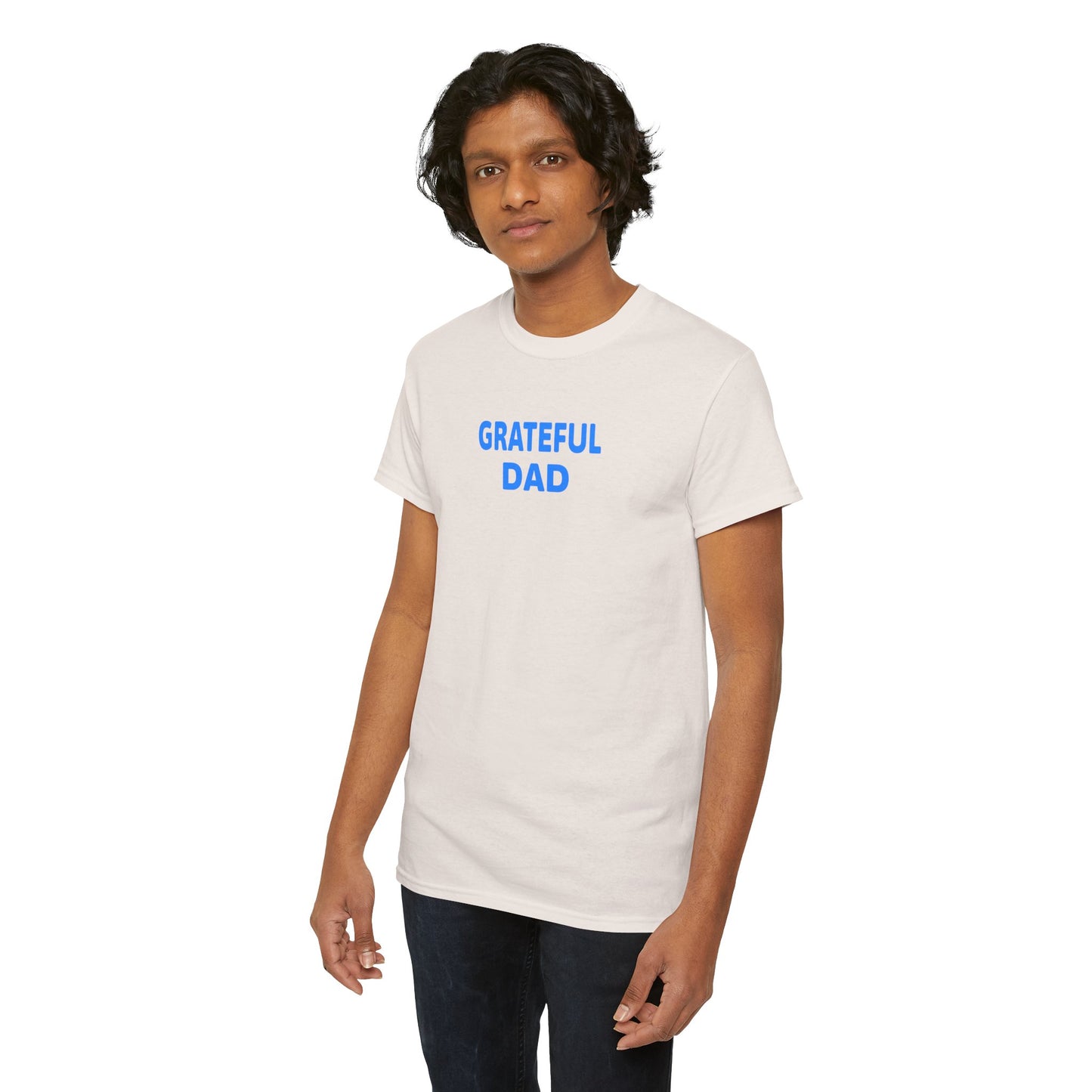 Grateful Dad T-Shirt - Unisex Heavy Cotton Tee