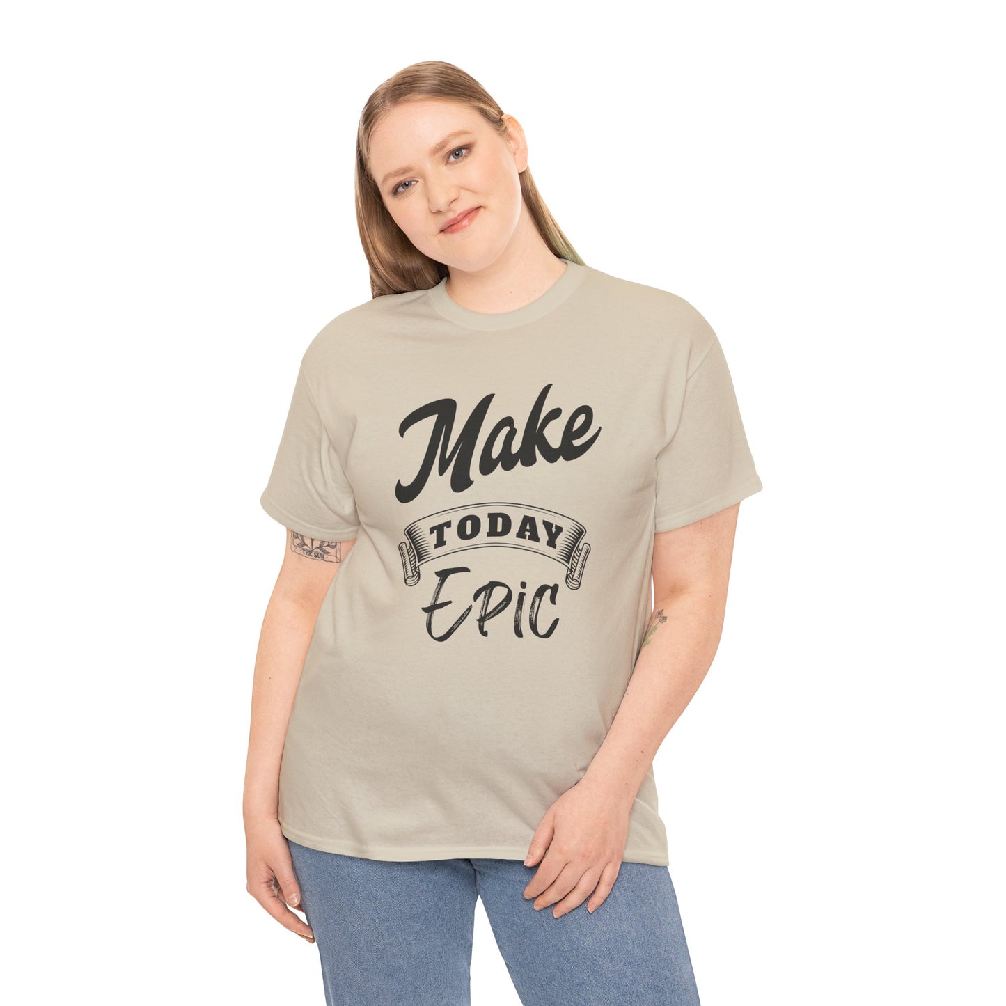 Make Today Epic Motivational Tee: Premium Graphic Shirt