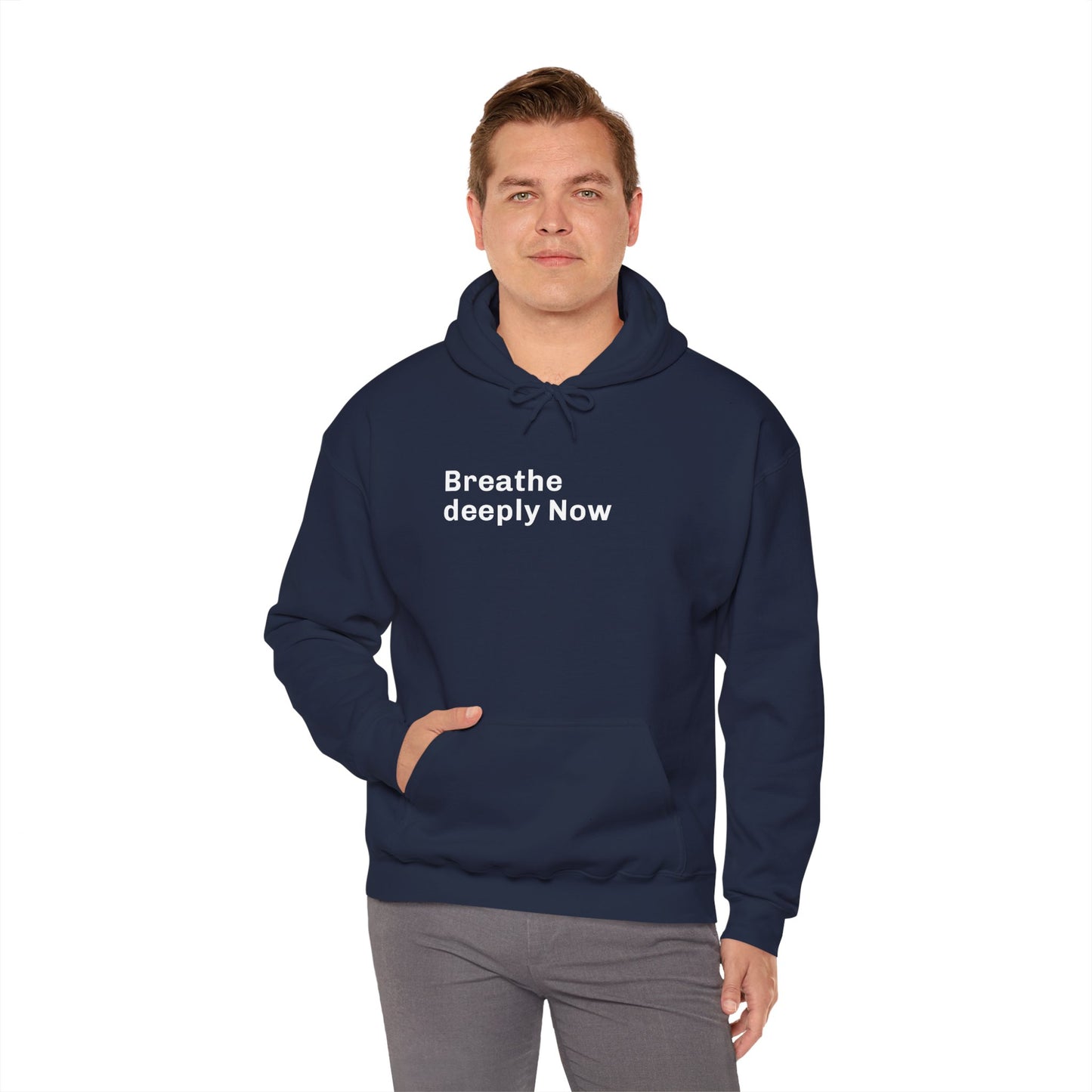 Breathe Deeply Now Unisex Mindfulness Hoodie