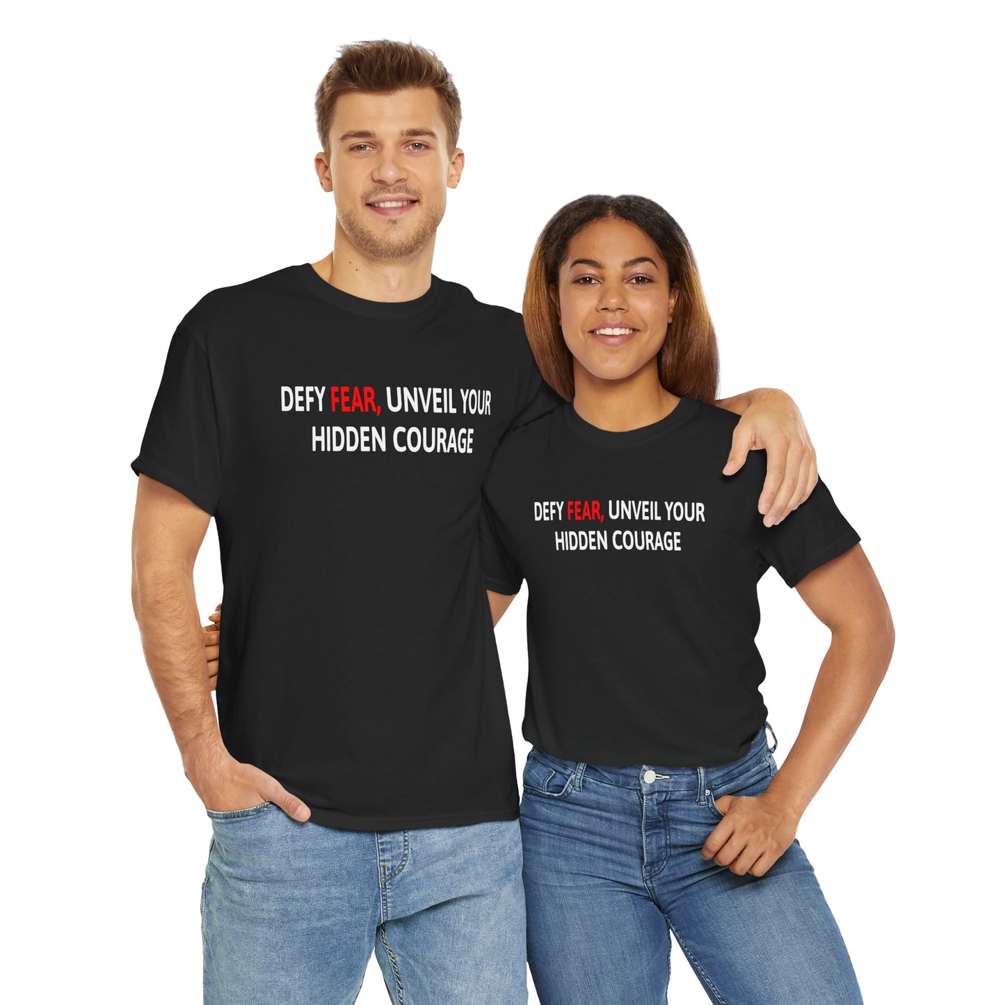 Courageous Tee – Defy Fear Boldly
