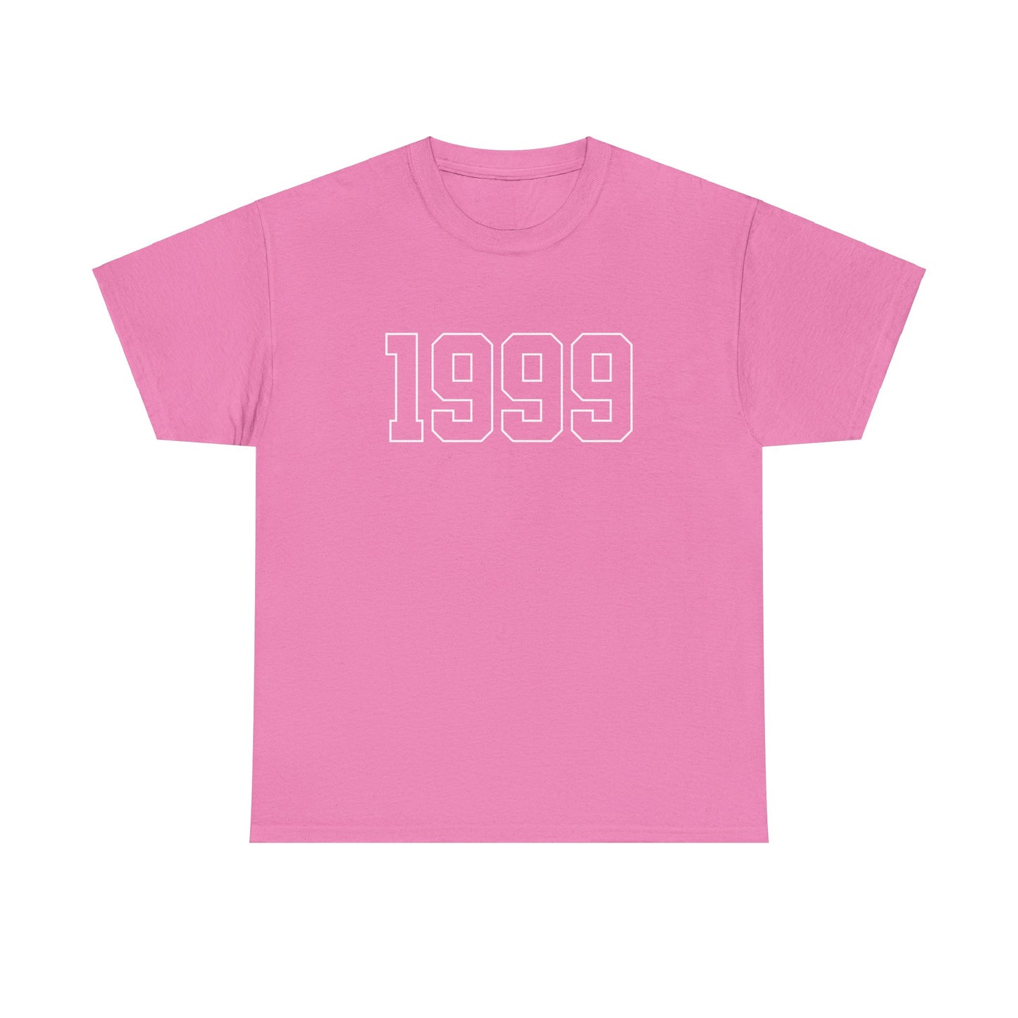 1999 Unisex Tee - Retro Vintage Style Heavy Cotton T-Shirt