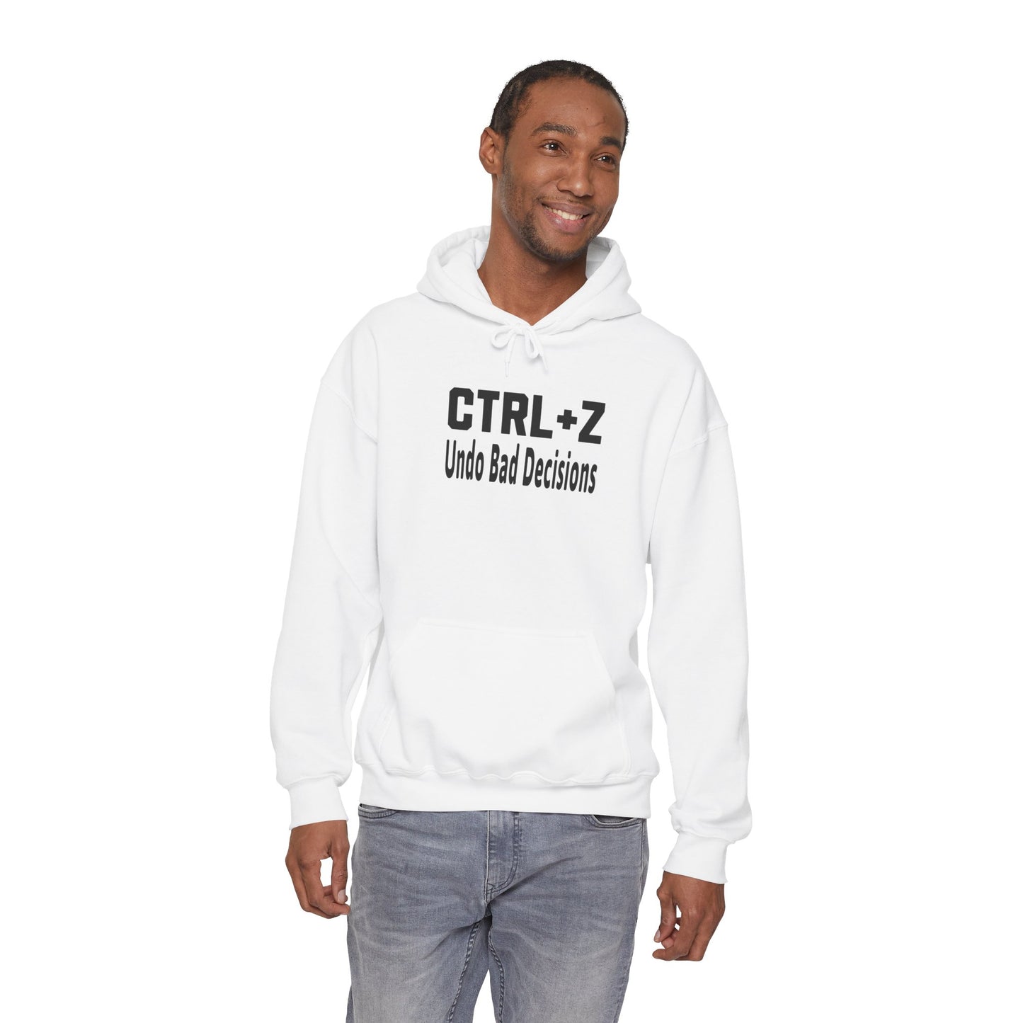 Funny CTRL+Z Undo Bad Decisions Tech Humor Hoodie