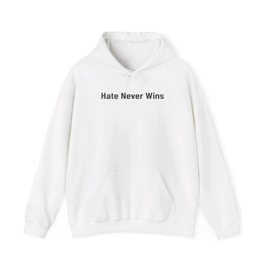 Hate never wins Heavy Blend™ Hooded Sweatshirt