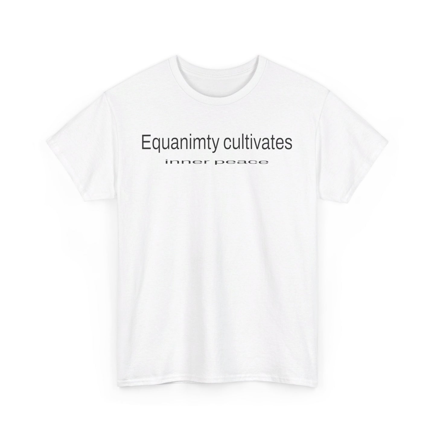 Equanimity  Heavy Cotton Tee express shipping available