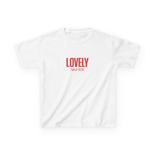 Lovely Human Being Kids Tee – Cute & Positive