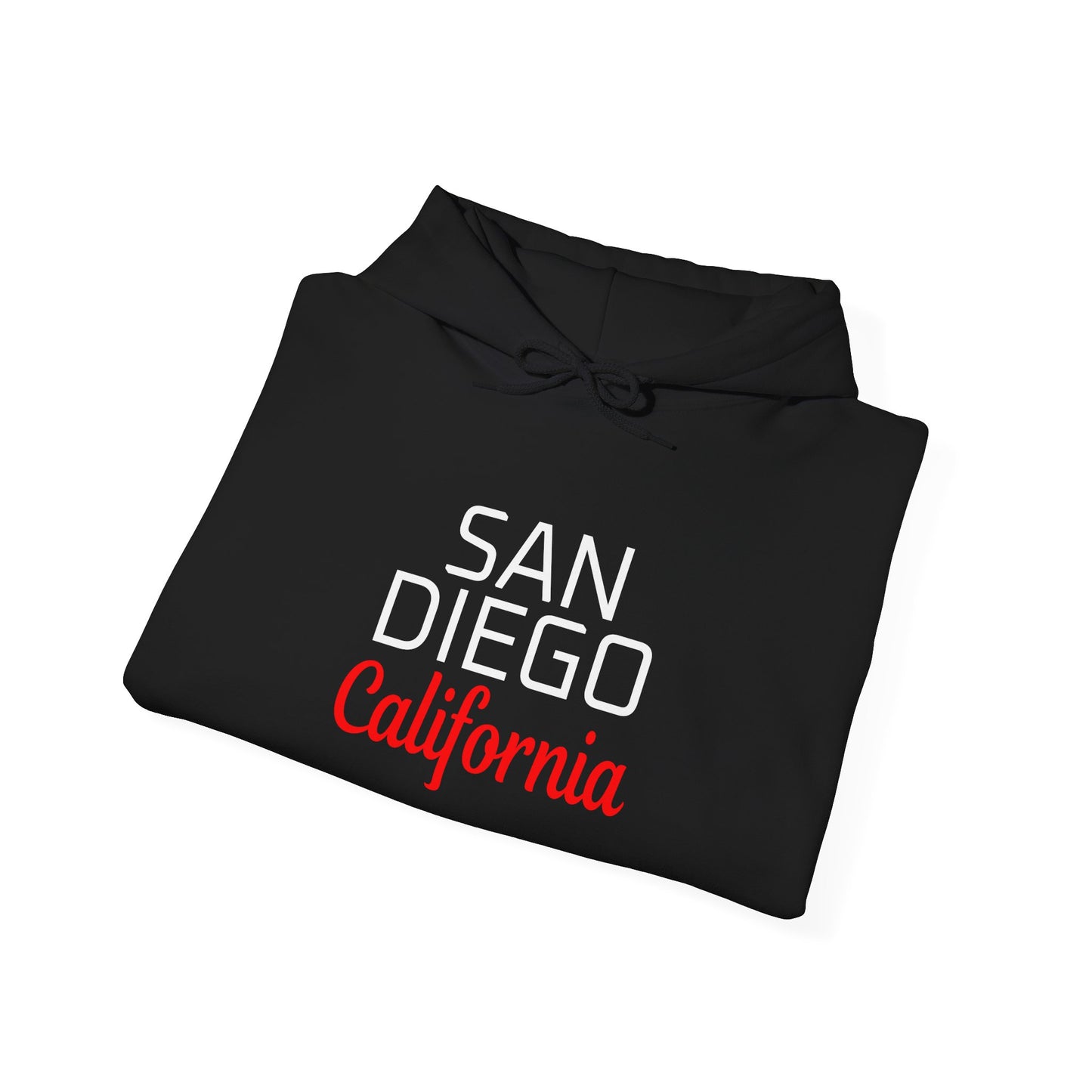 San Diego California Retro City Text Premium Hoodie