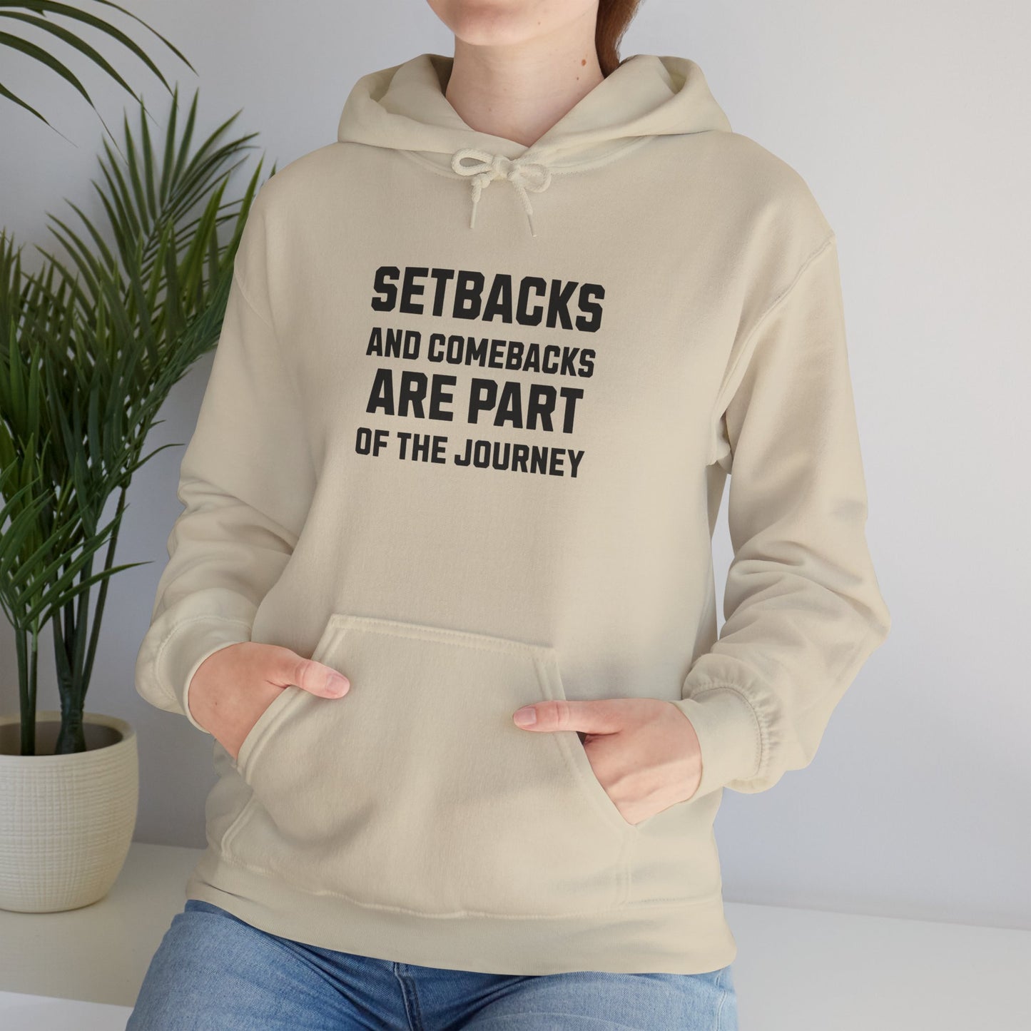 Never Give Up Motivational Hoodie