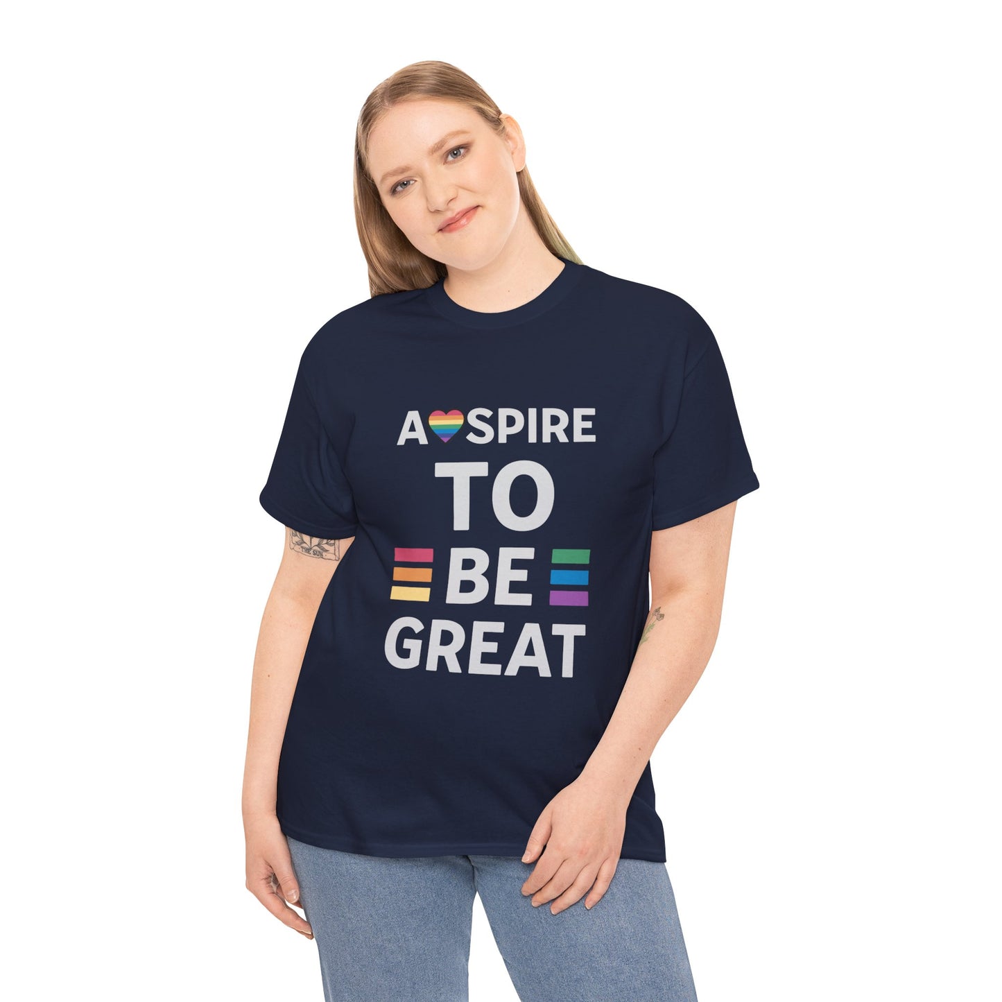 Aspire To Be Great T-Shirt - Inspirational Unisex Tee