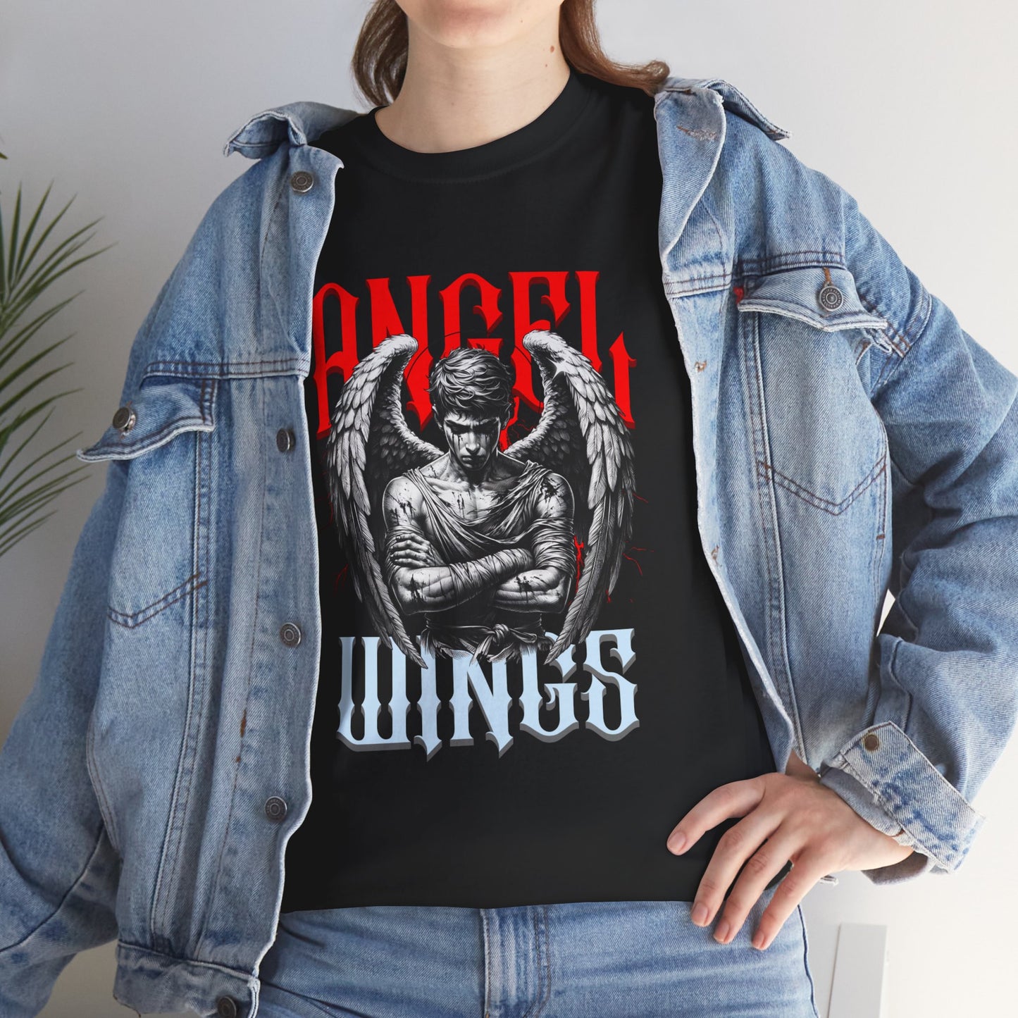 Angel Wings Unisex Heavy Cotton Tee