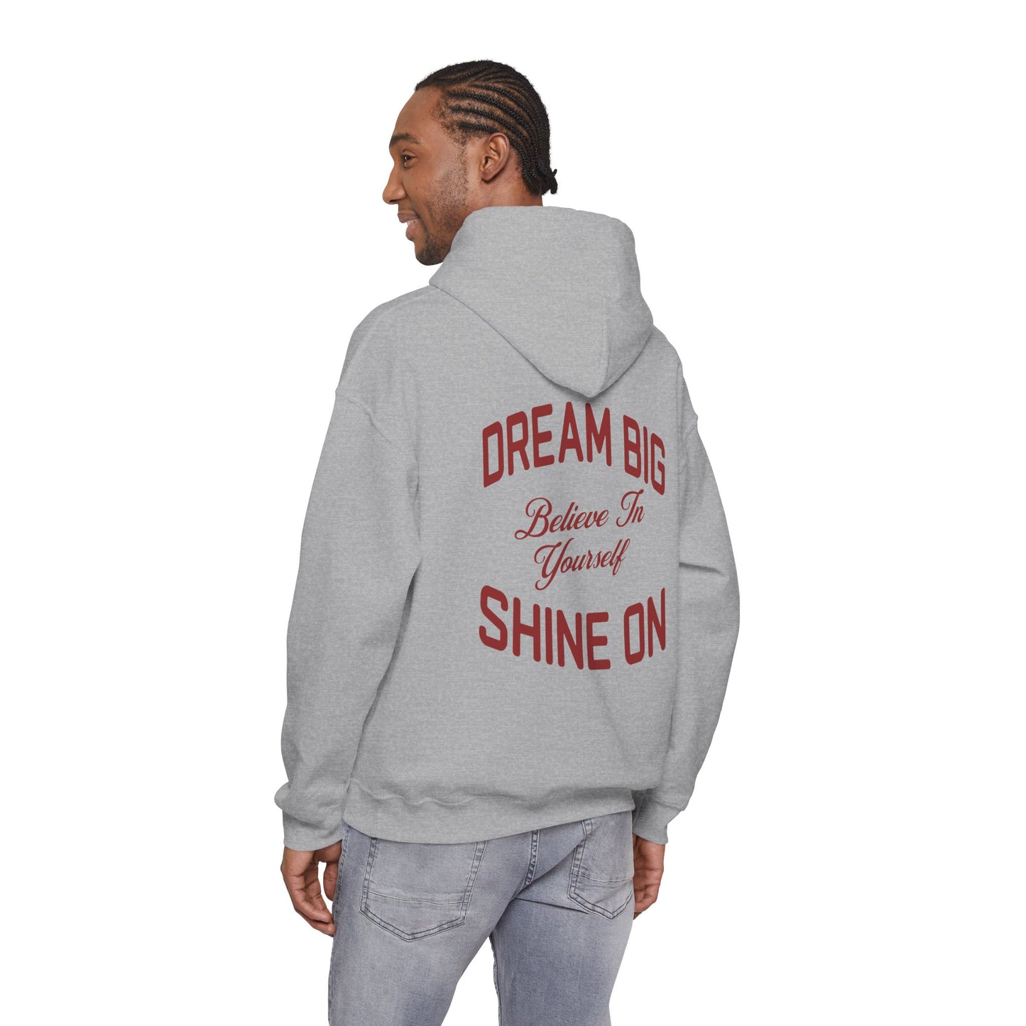 Dream Big Shine On: Inspirational Motivational Premium Hoodie