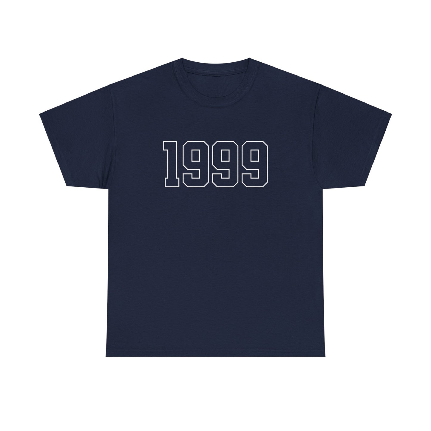 1999 Unisex Tee - Retro Vintage Style Heavy Cotton T-Shirt