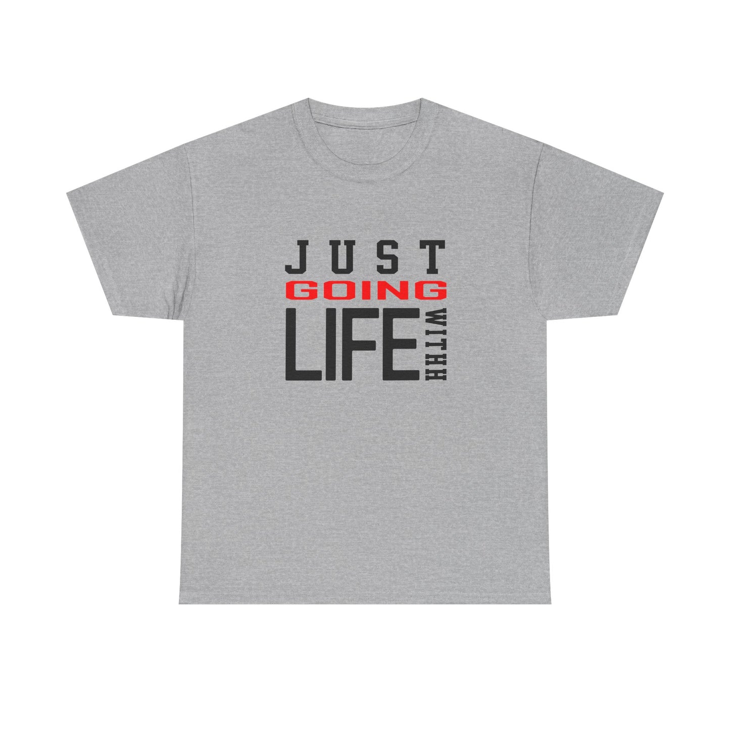 Just Going With Life Premium Aesthetic Minimalist Tee