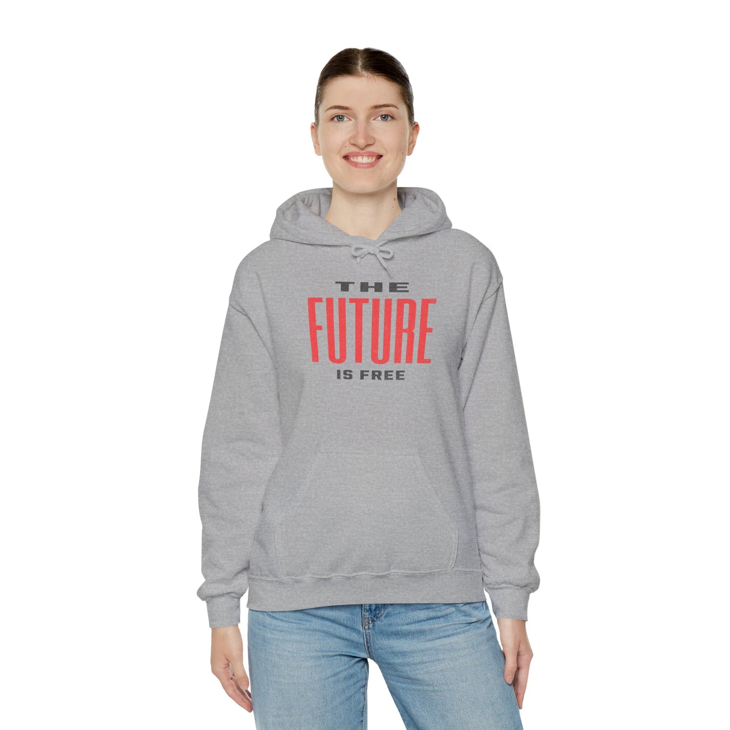 Future Bound: The Future Is Free Inspirational Premium Hoodie