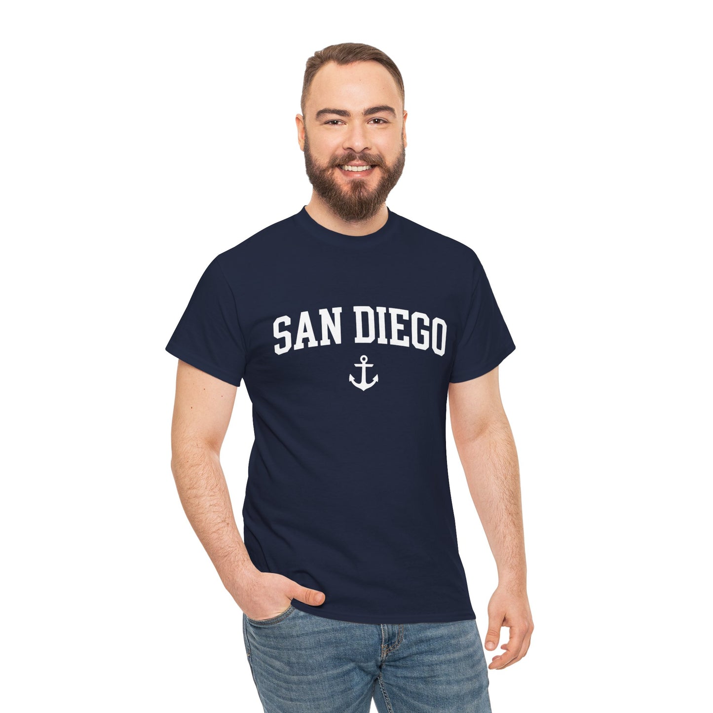 Maritime Heritage: San Diego Anchor Premium Boxy Tee