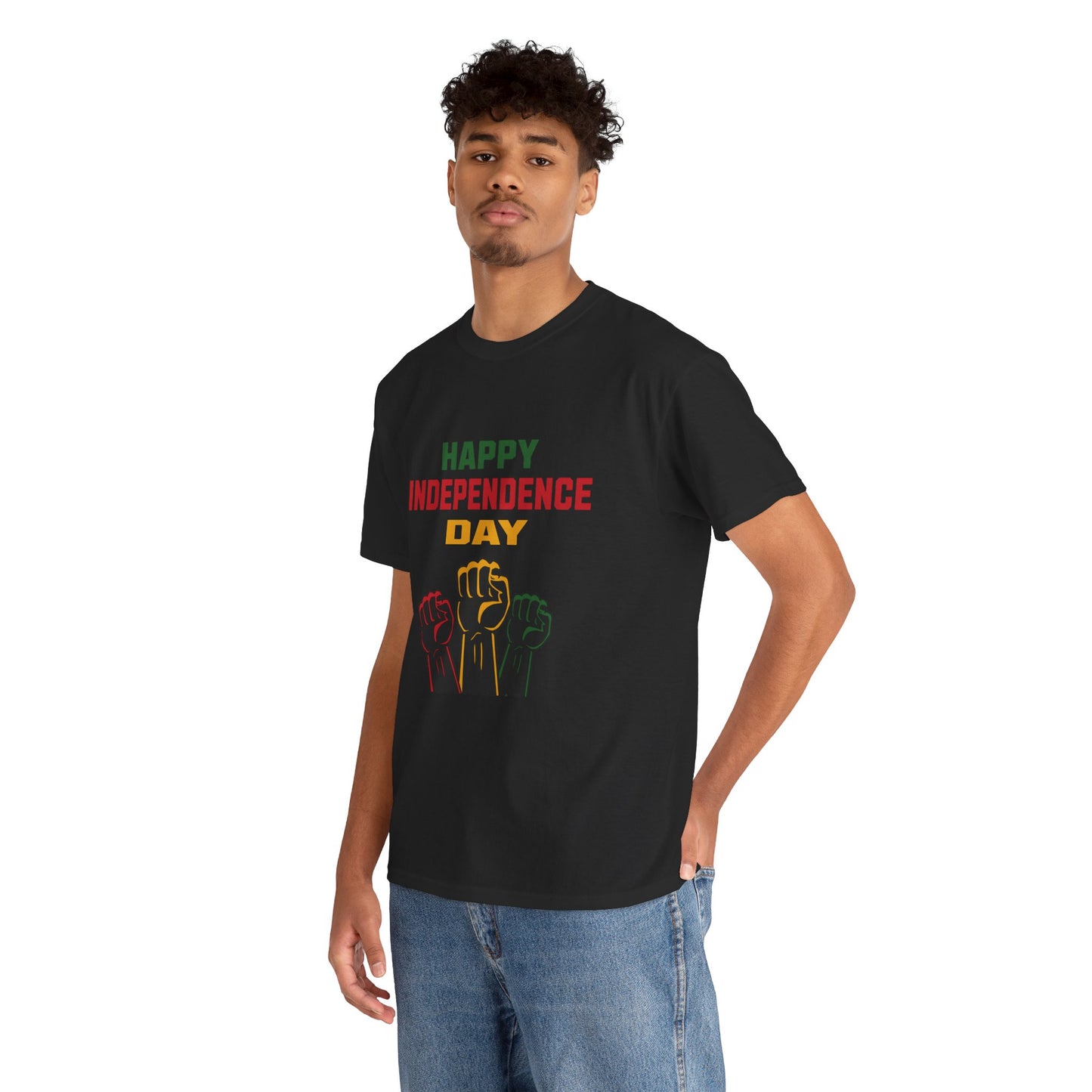 Pan-African Pride: Happy Independence Day Heritage Tee