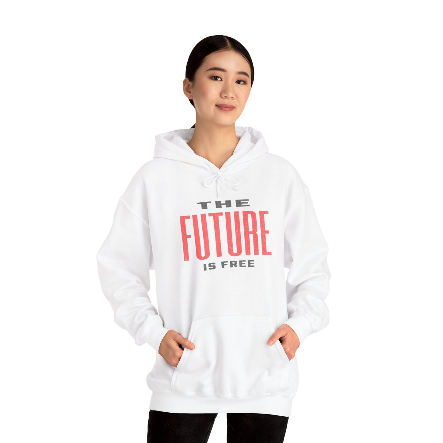 Future Bound: The Future Is Free Inspirational Premium Hoodie
