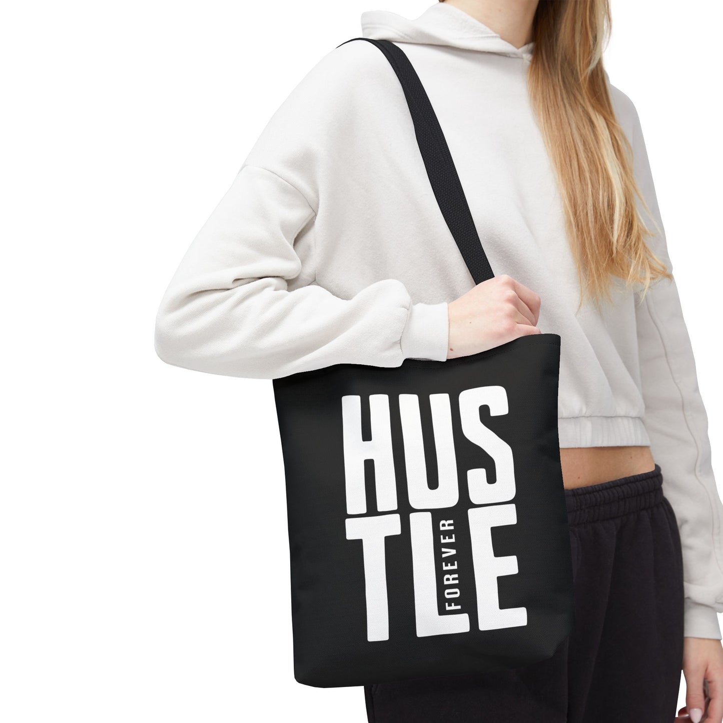 Hustle Forever Canvas Tote Bag