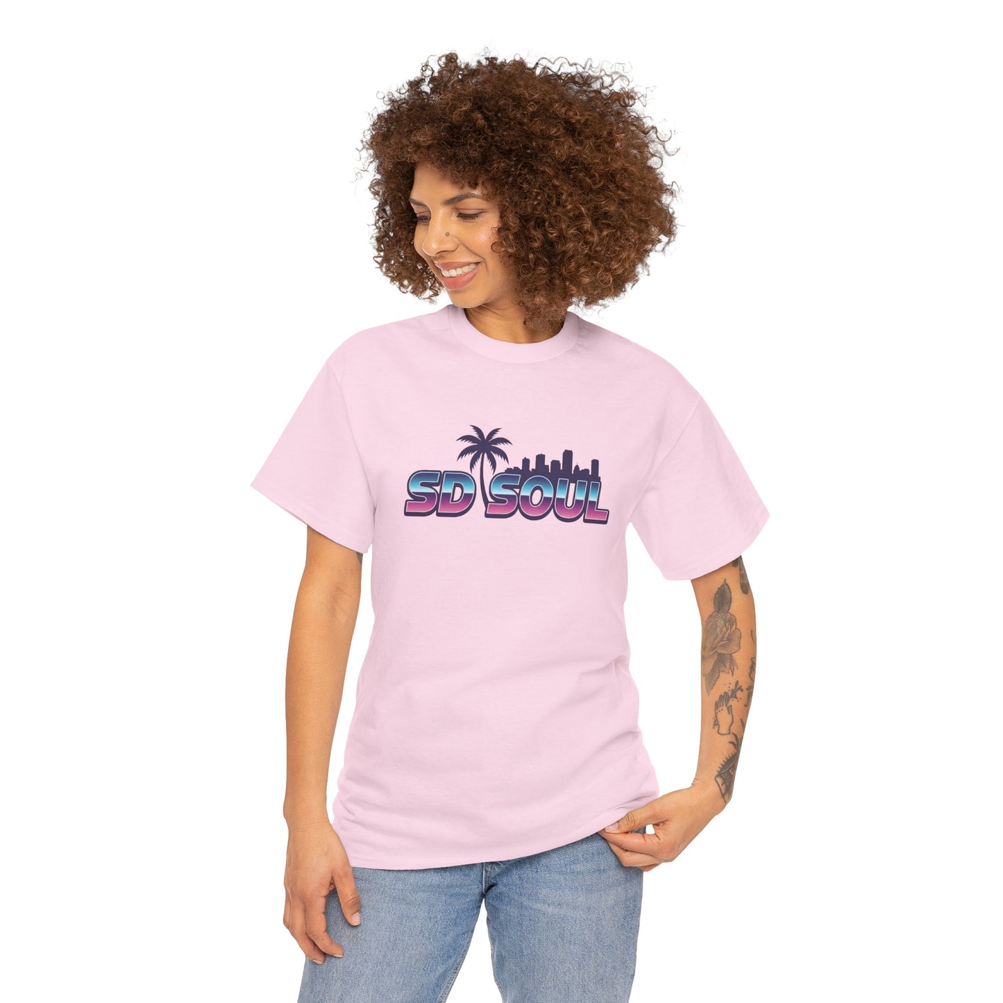 San Diego Soul: Retro Palm Premium Beach Vibe Tee