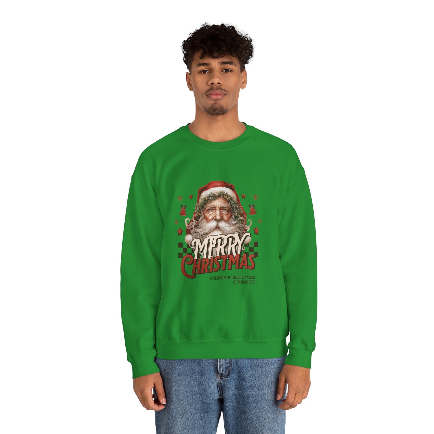 Merry Christmas: Cozy Unisex Crewneck Sweatshirt