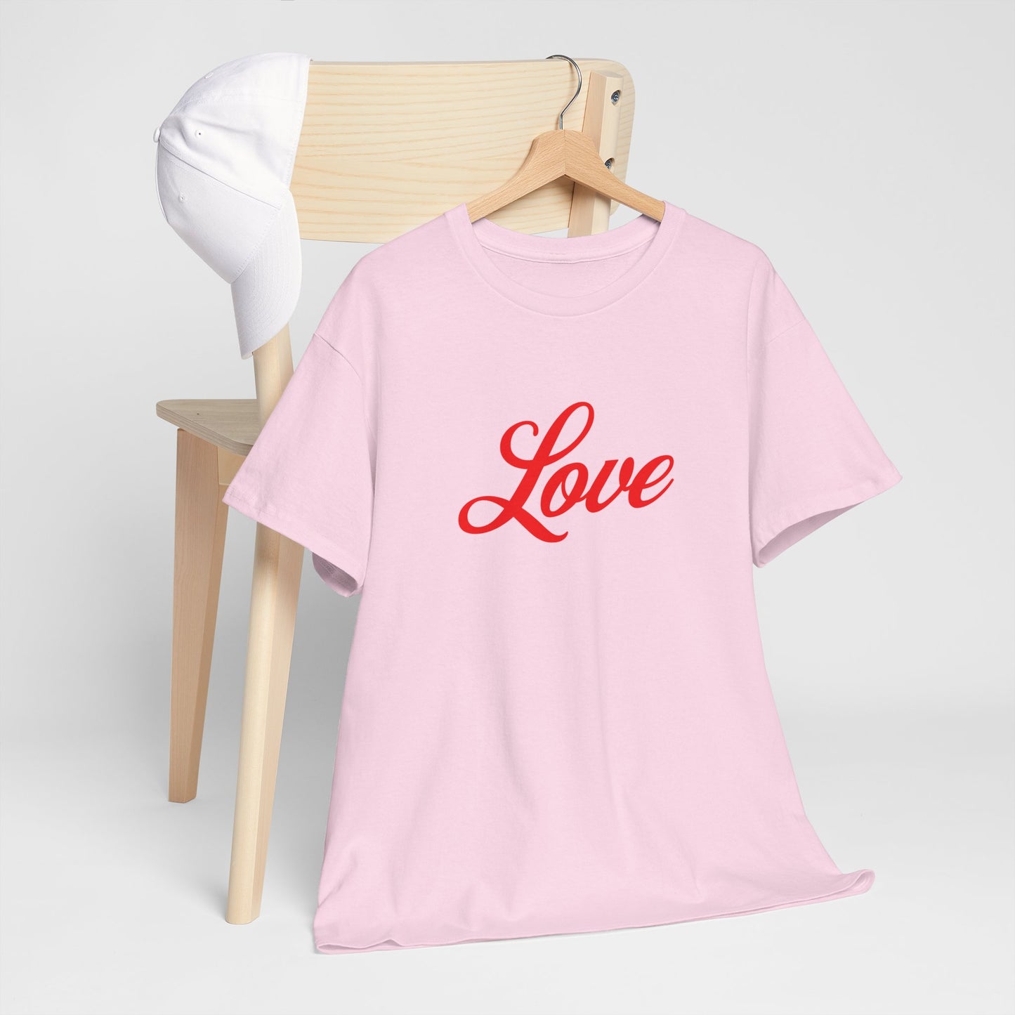 Minimal Love Graphic Tee — Simple Heart Design for Everyday Wear