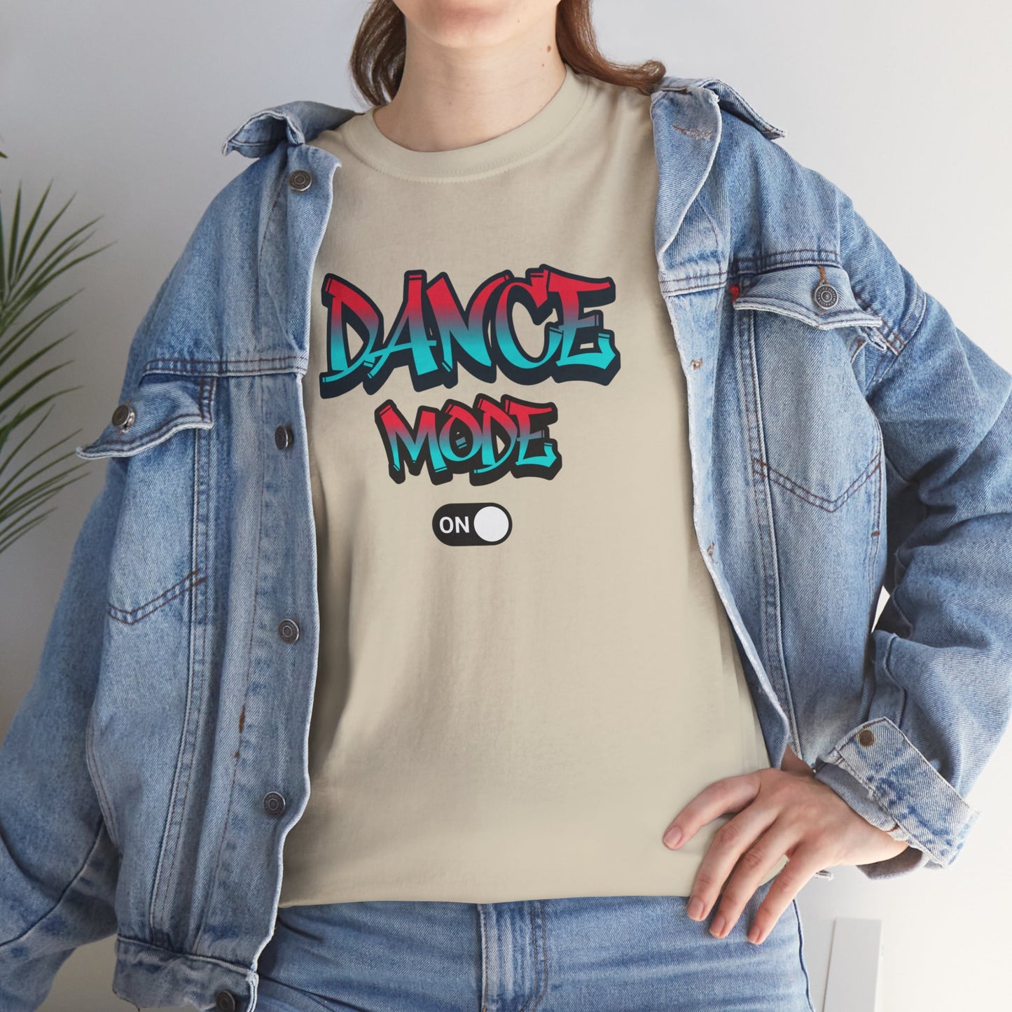 Dance Mode On Unisex Heavy Cotton Tee