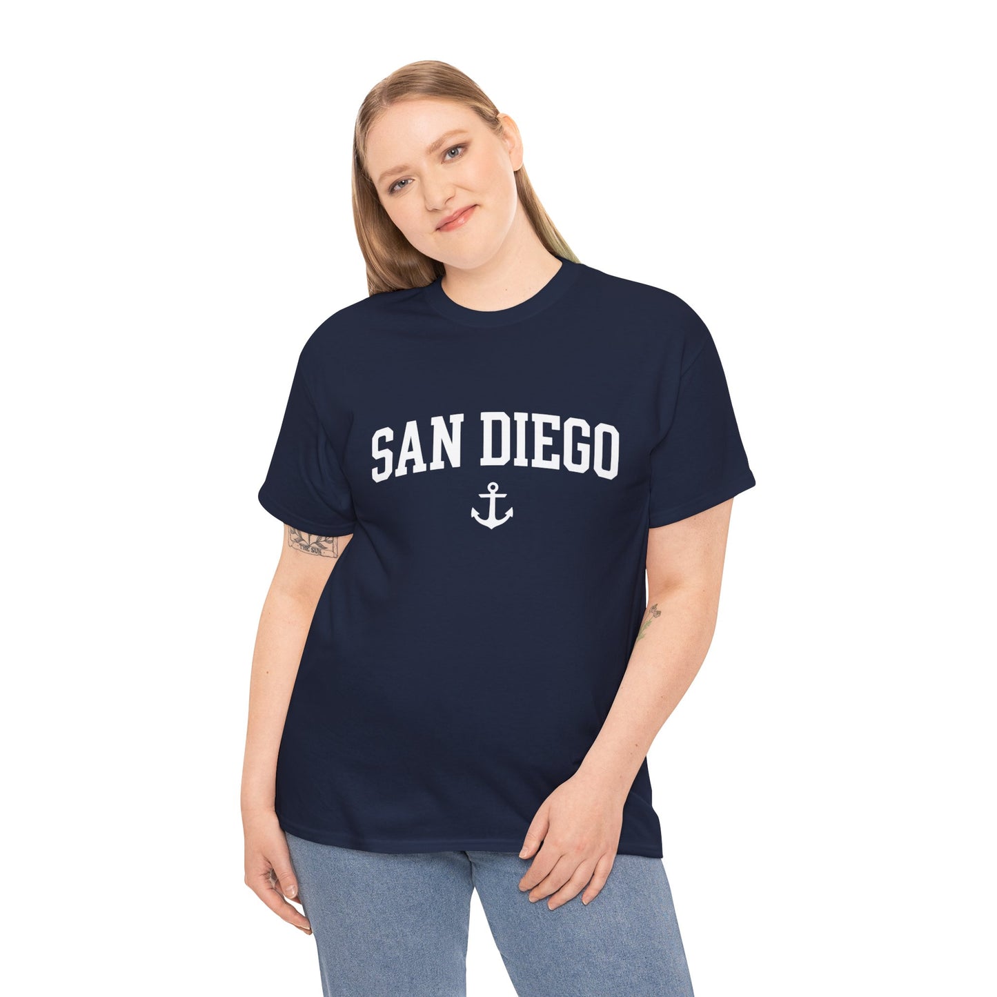 Maritime Heritage: San Diego Anchor Premium Boxy Tee