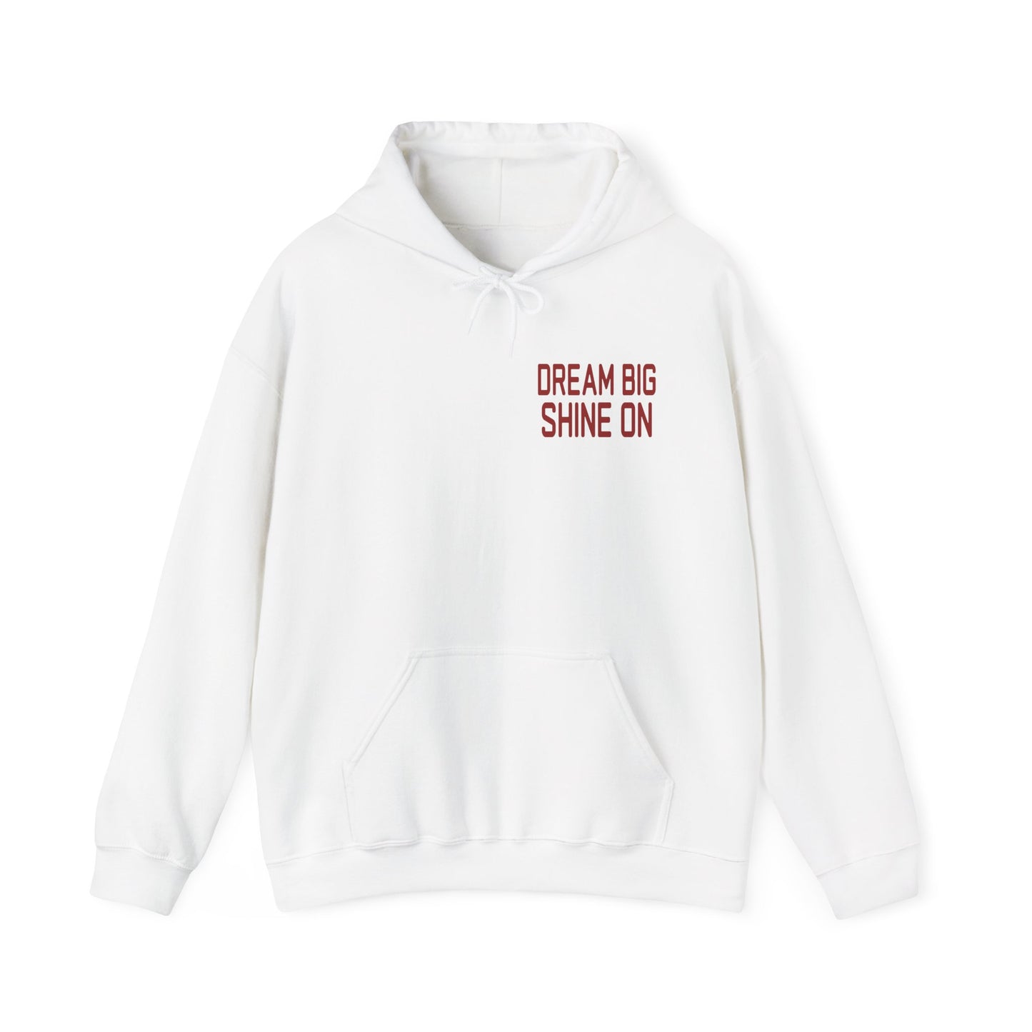 Dream Big Shine On: Inspirational Motivational Premium Hoodie