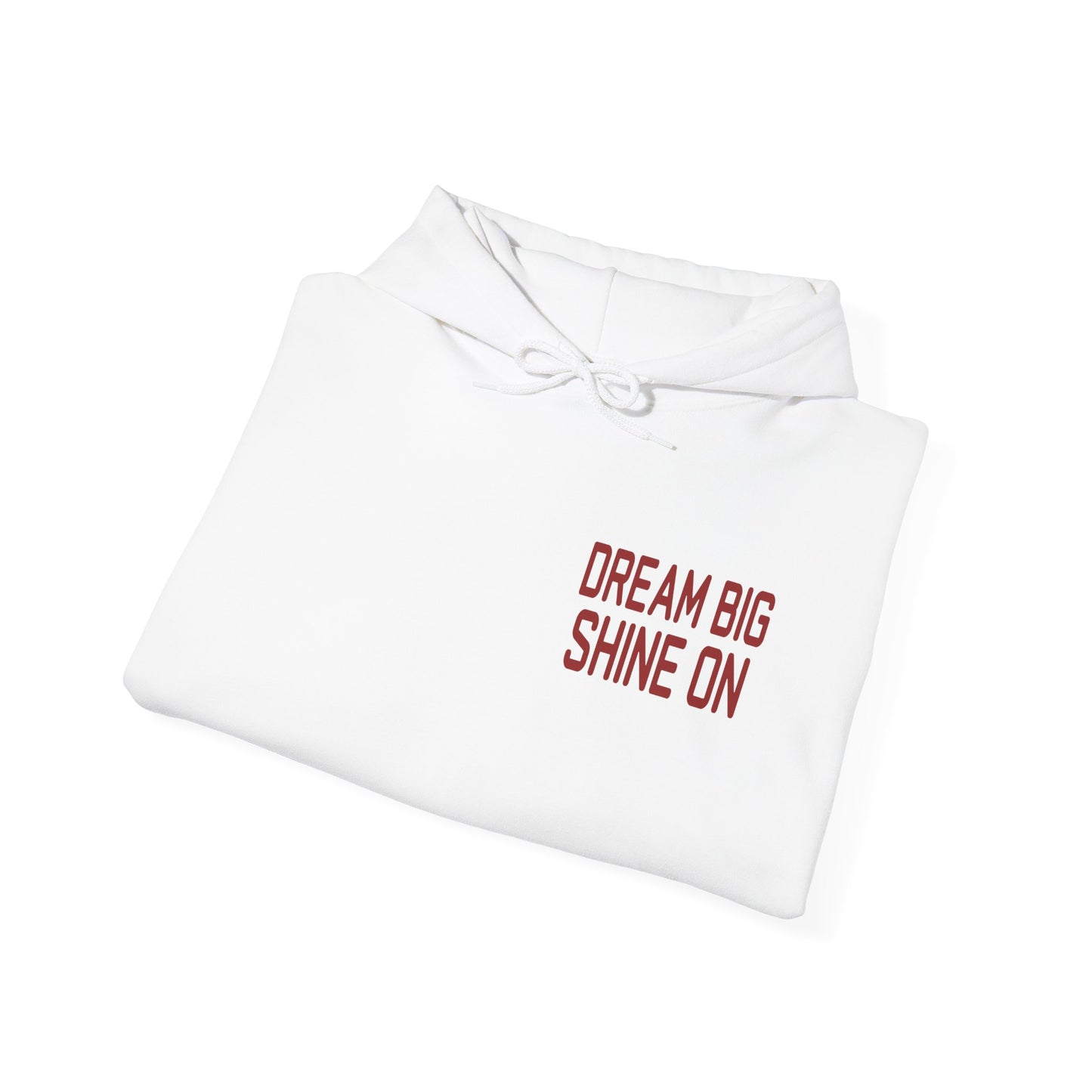 Dream Big Shine On: Inspirational Motivational Premium Hoodie