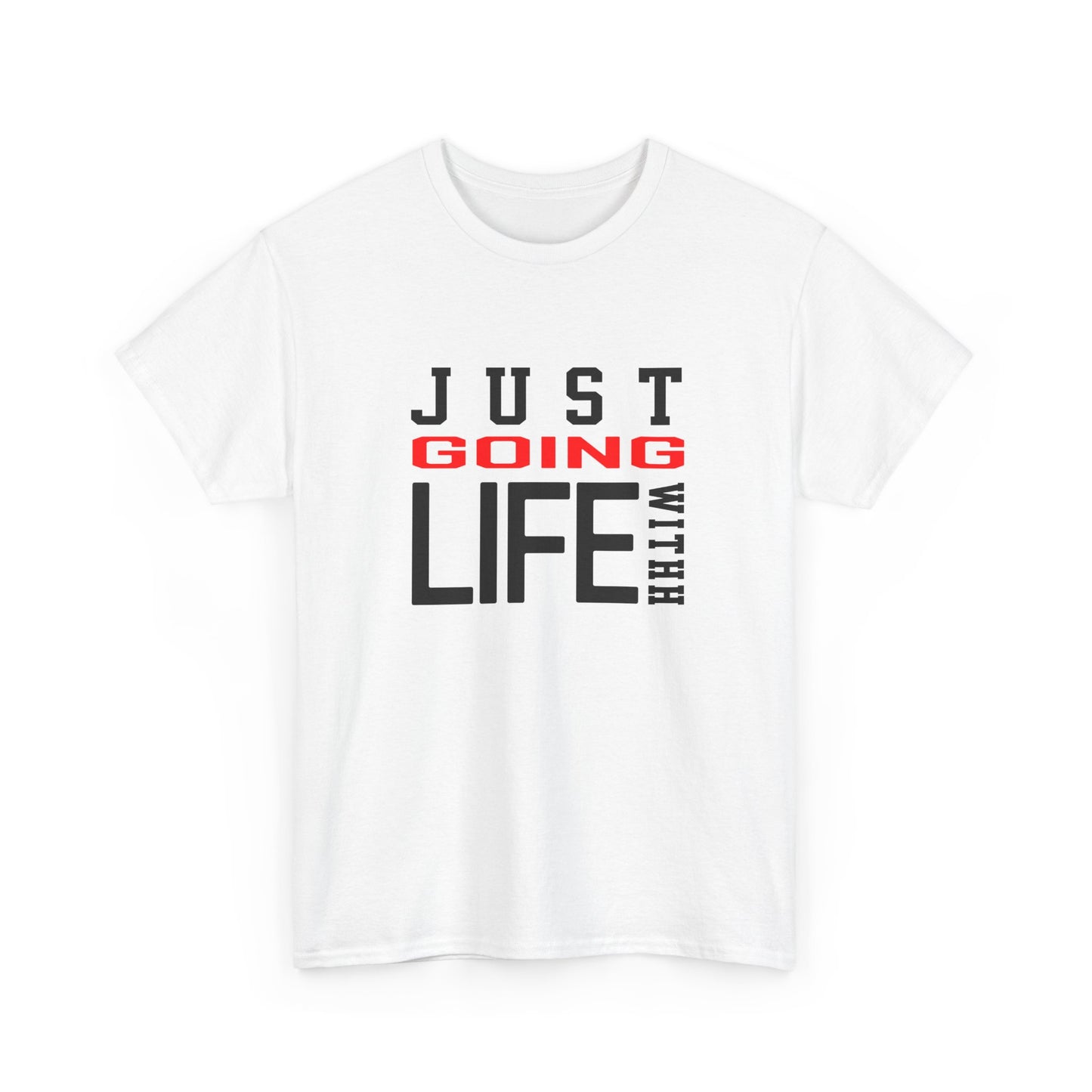 Just Going With Life Premium Aesthetic Minimalist Tee