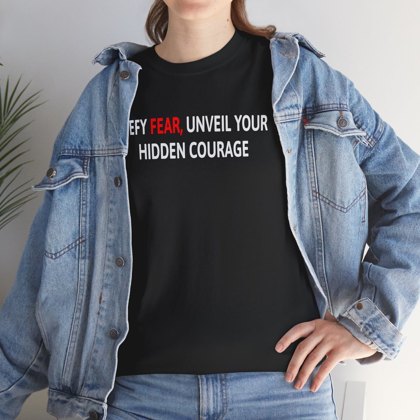 Courageous Tee – Defy Fear Boldly