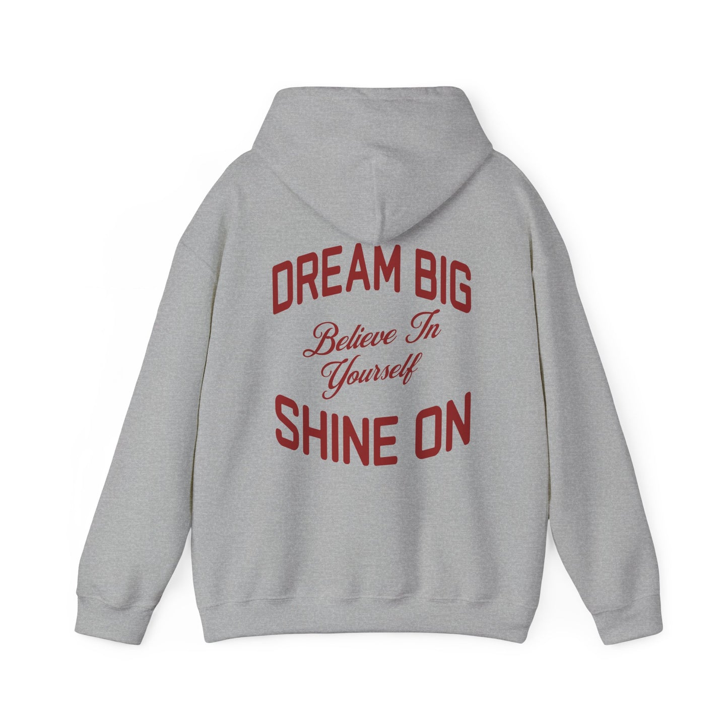 Dream Big Shine On: Inspirational Motivational Premium Hoodie