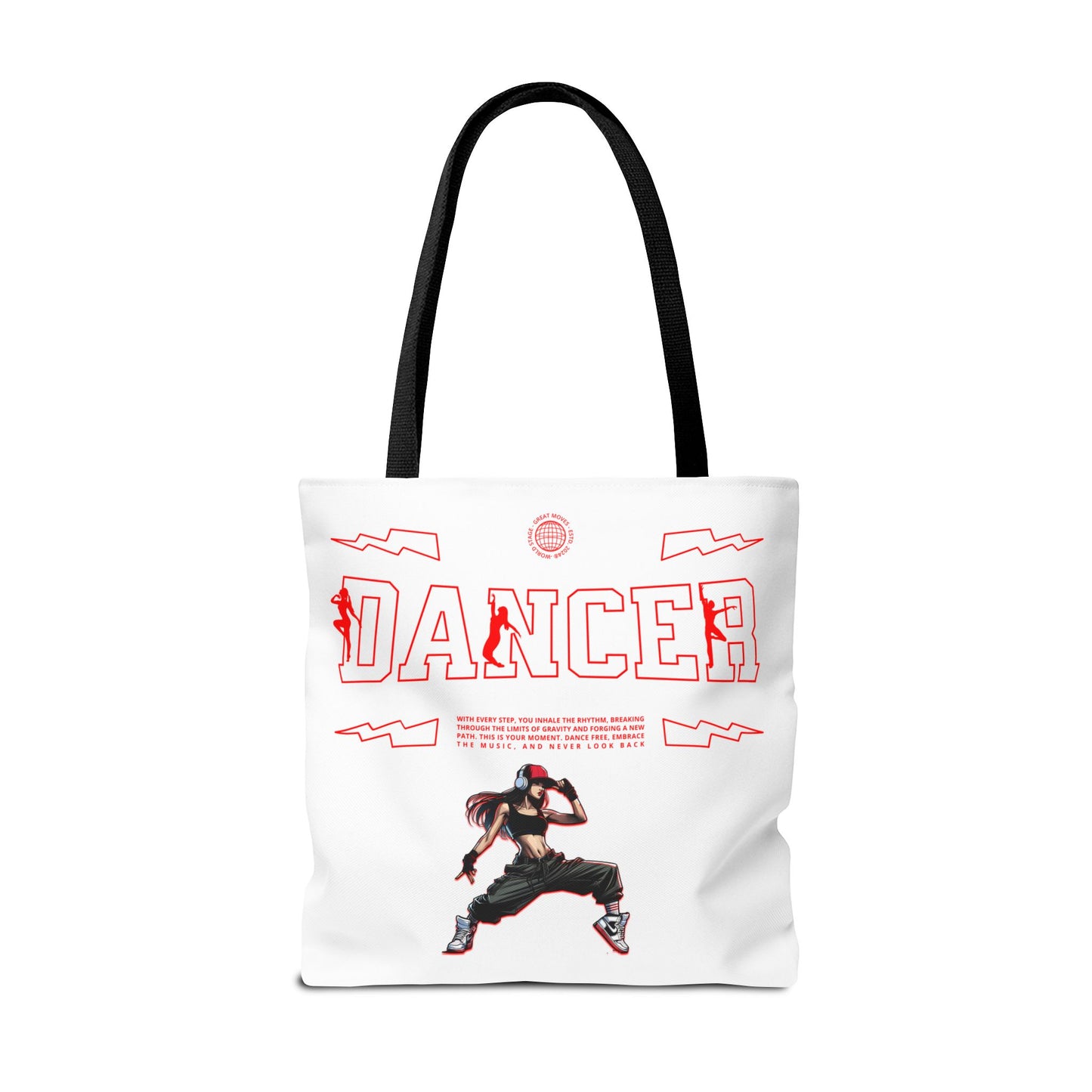 My Lovely Dance Tote Bag goes with me wherever I dance