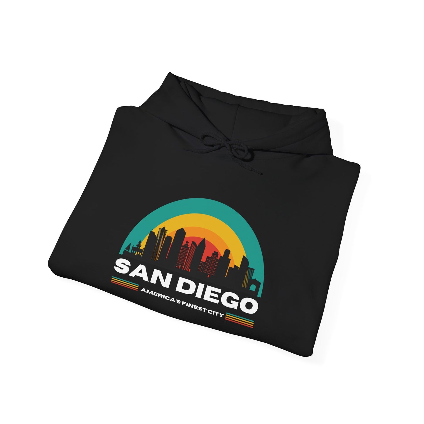 San Diego Retro Cityscape Hoodie – Dripp’N Gear