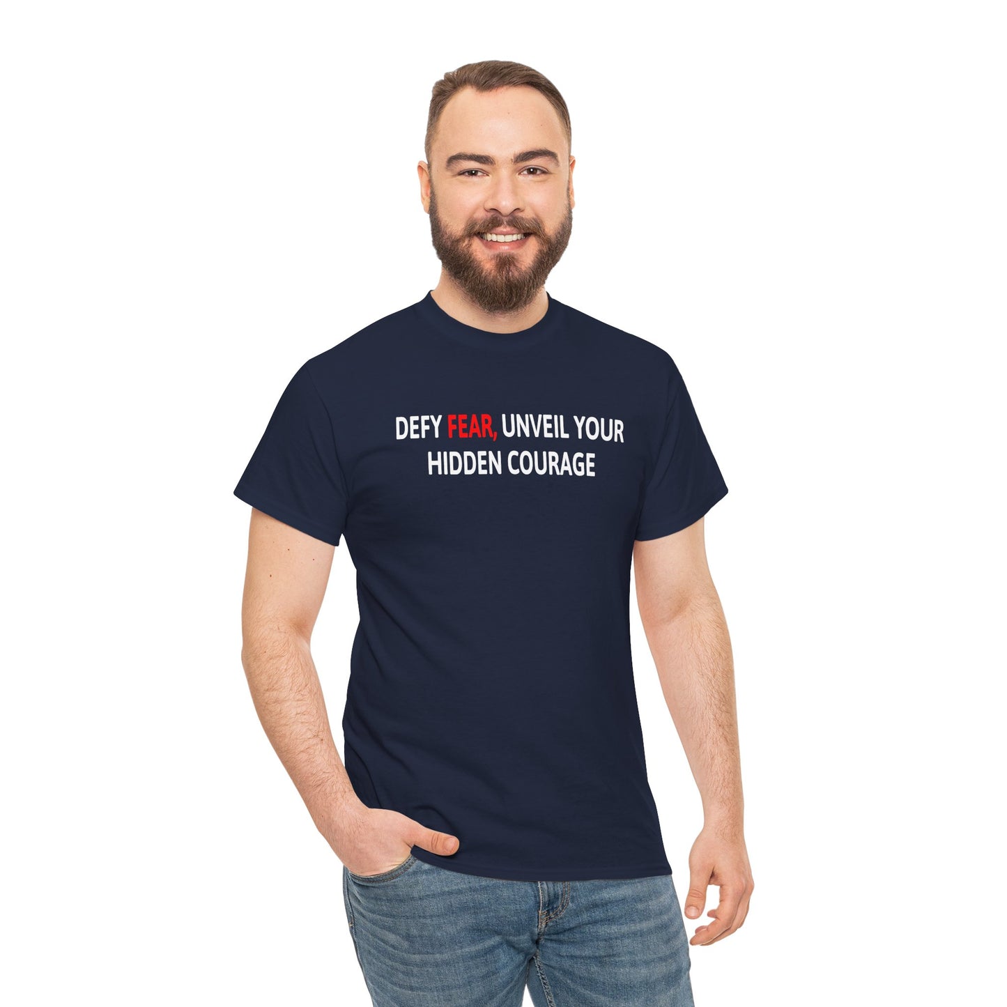 Courageous Tee – Defy Fear Boldly