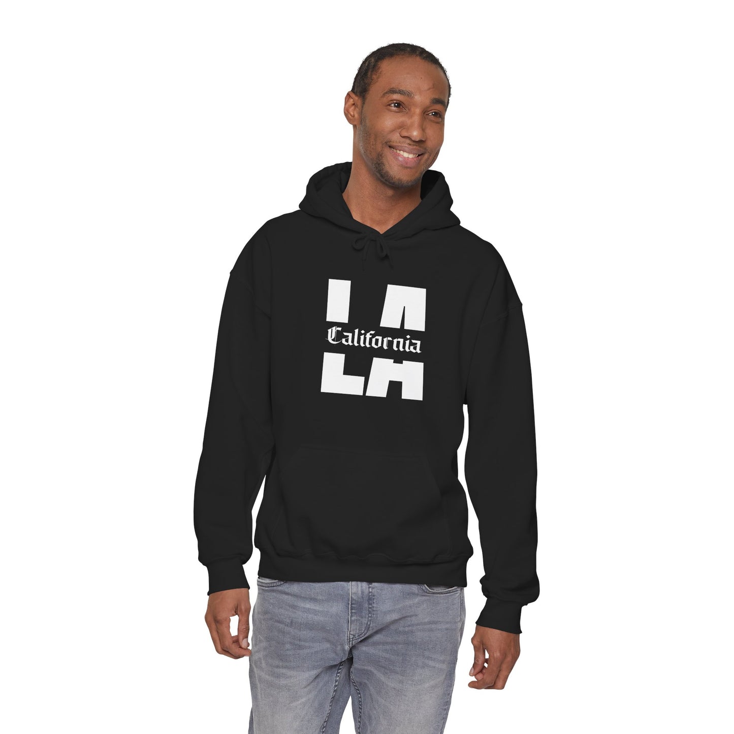 LA California Retro Block Hoodie