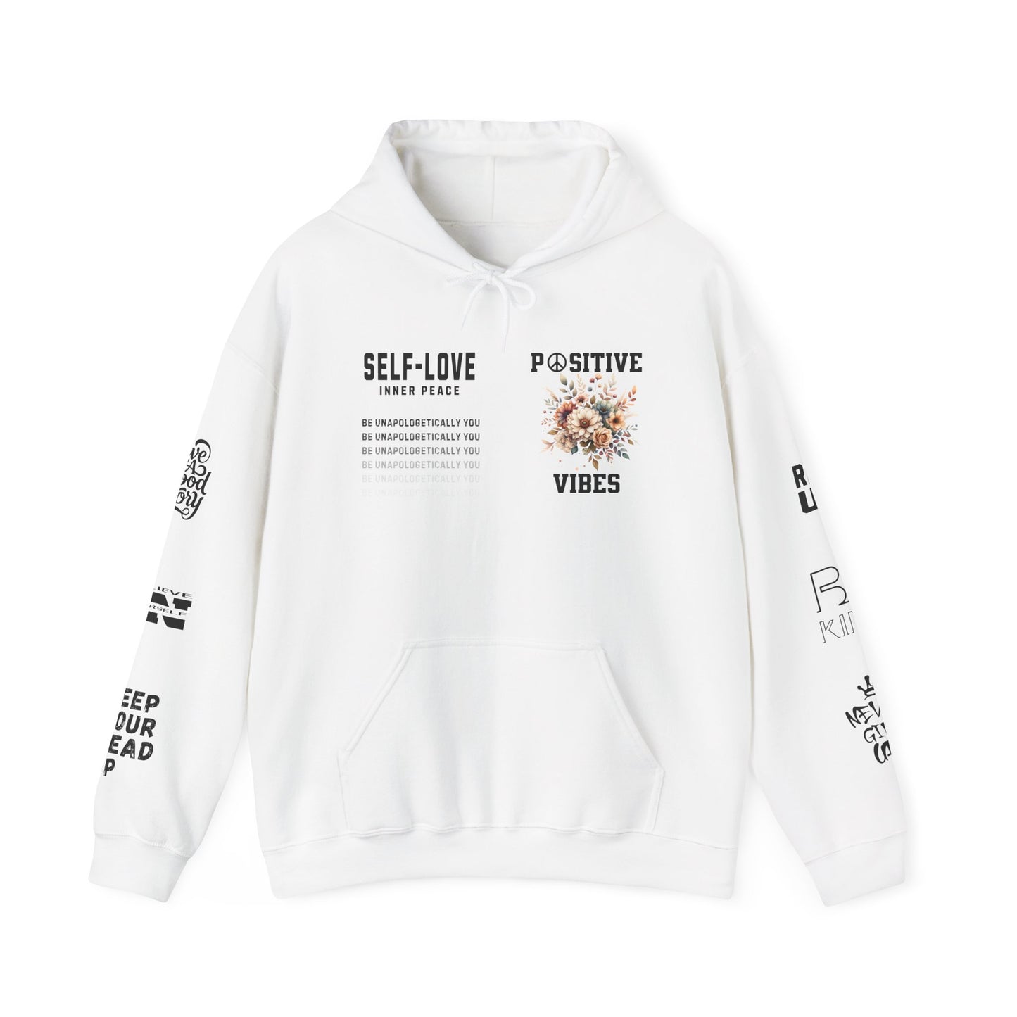 Positive Vibes Hoodie — Self‑Love