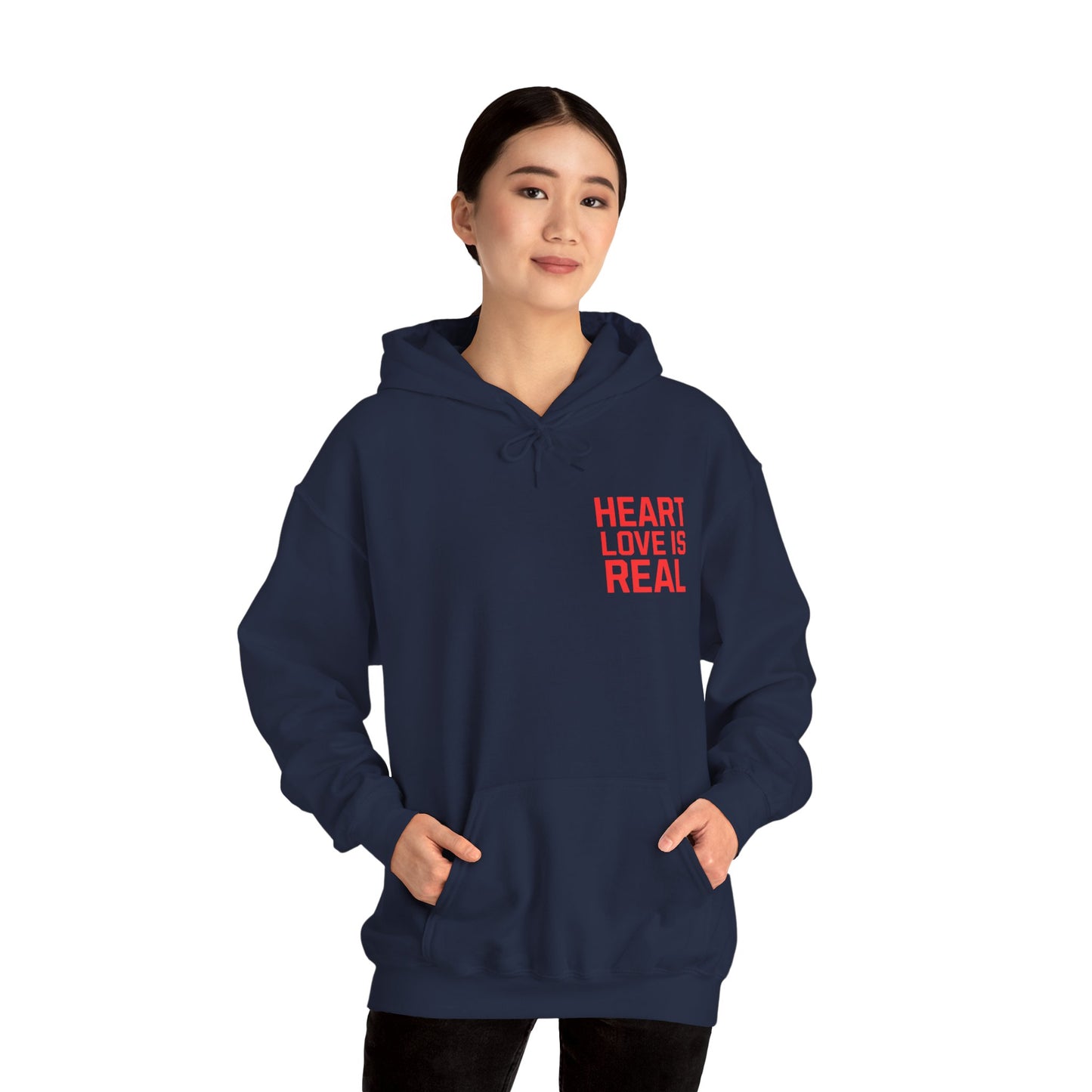 Heart Love Is Real Hoodie