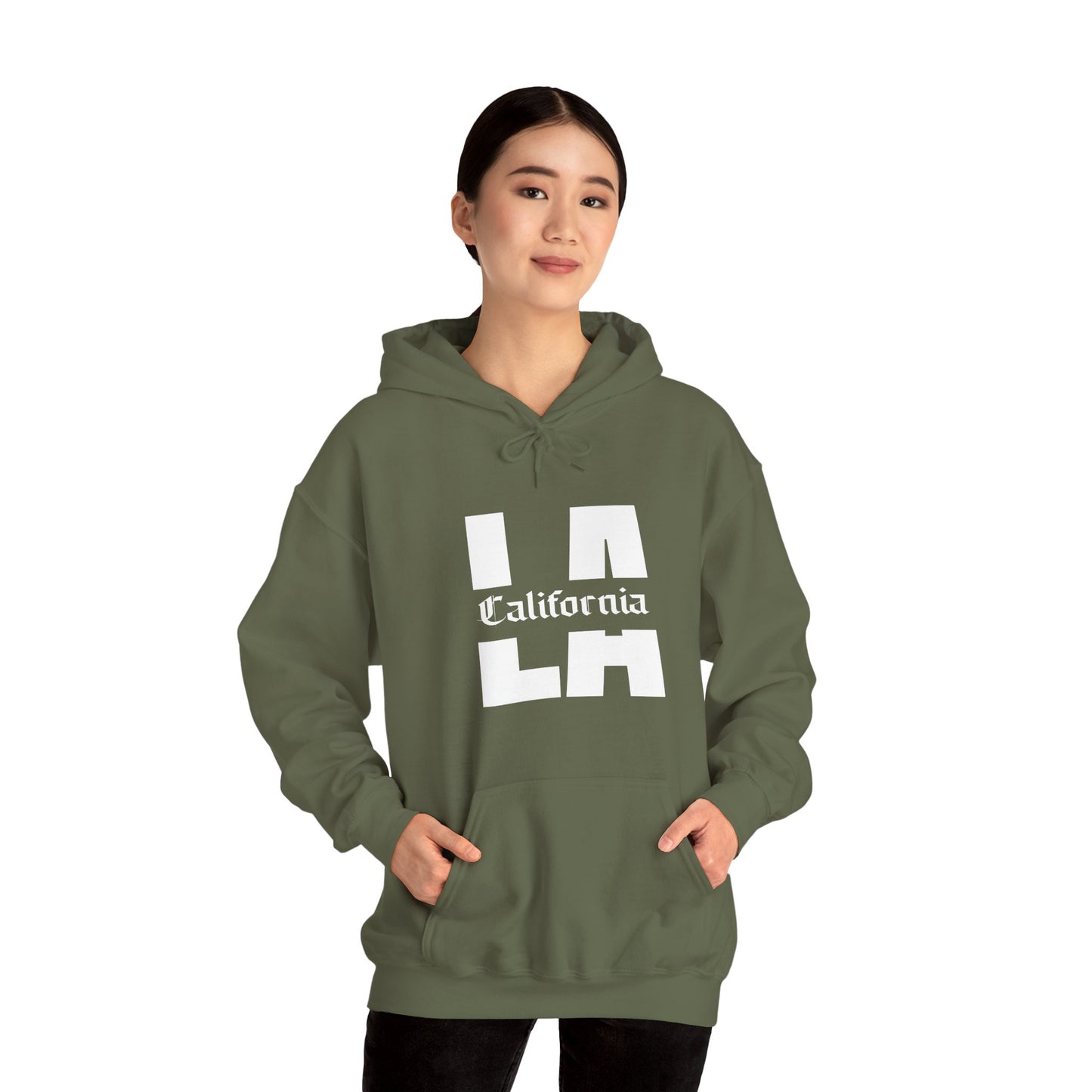 LA California Retro Block Hoodie