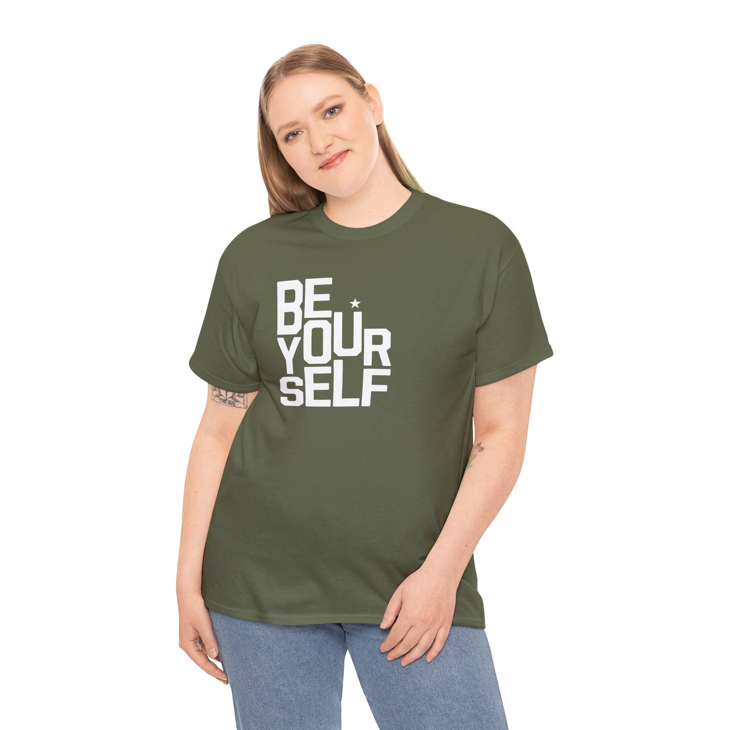 Be Yourself Unisex Heavy Cotton Premium Inspirational Tee