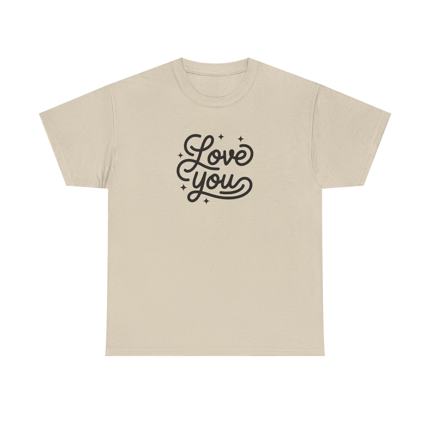 Love You Tee – Bold, Soft, Everyday Romance