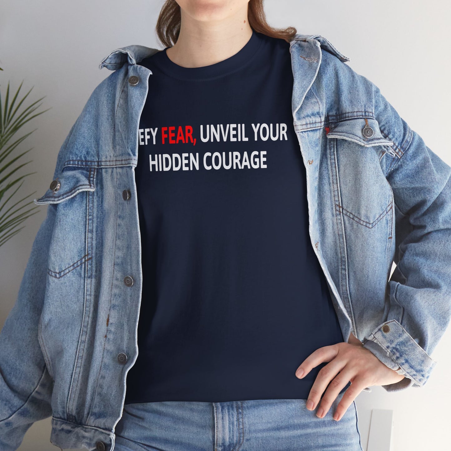 Courageous Tee – Defy Fear Boldly