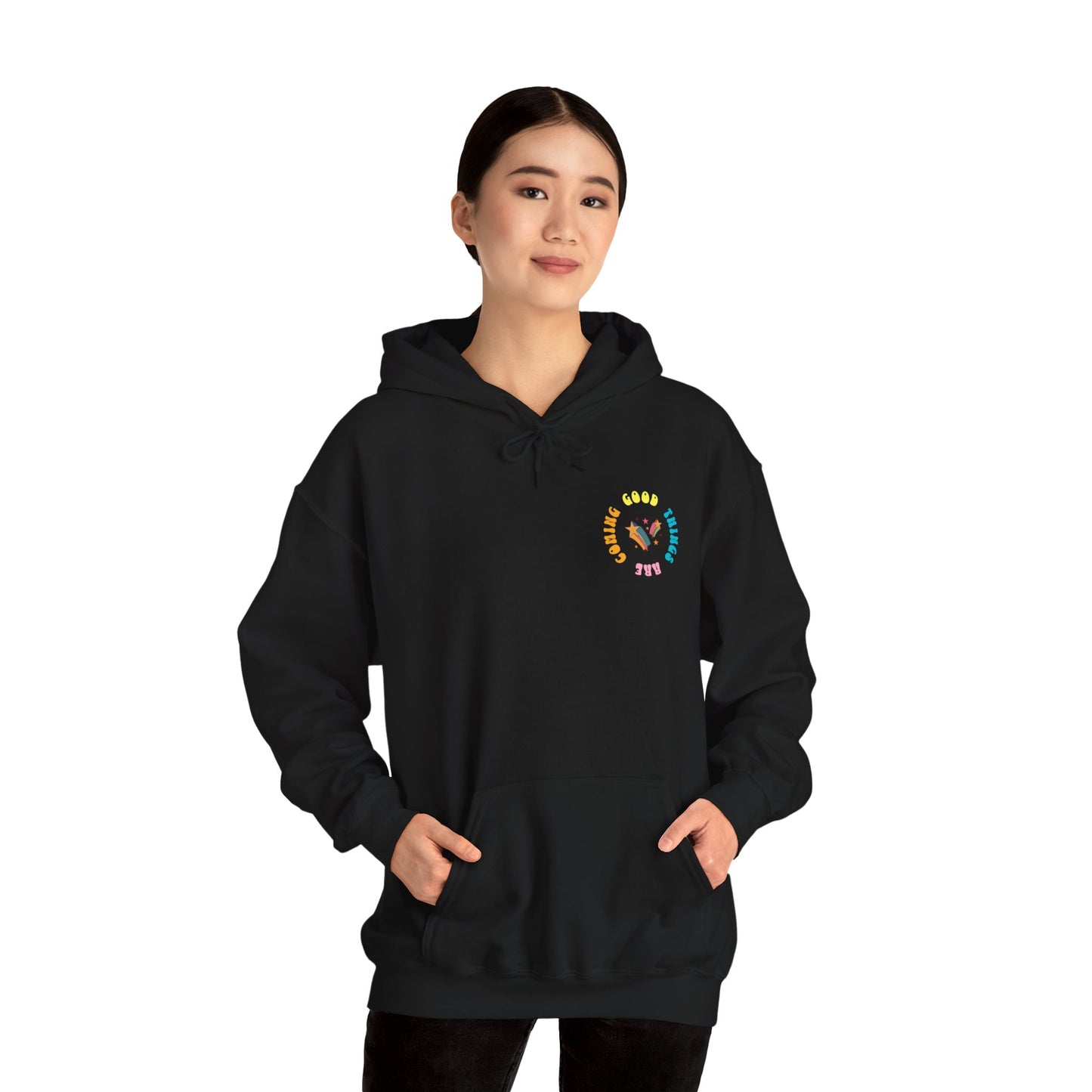 Good things are coming Unisex Heavy Blend™ Hooded Sweatshirt