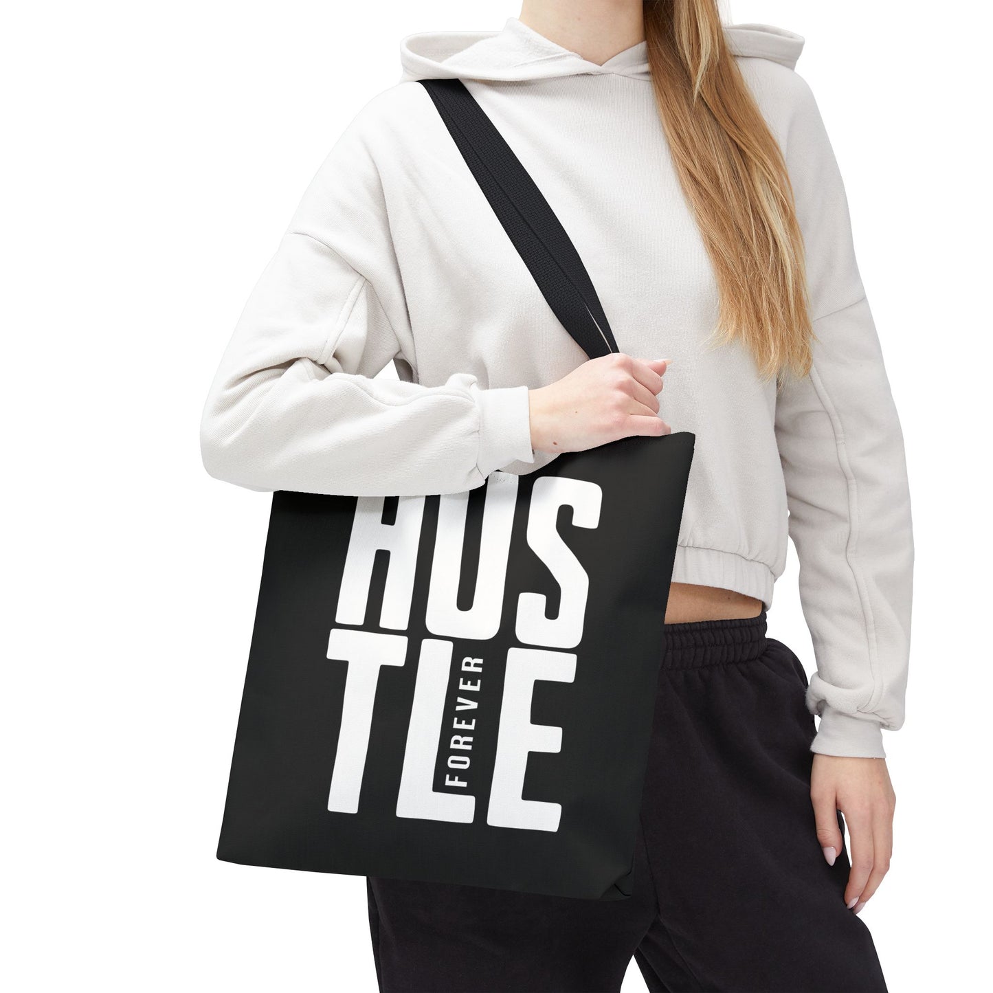 Hustle Forever Canvas Tote Bag